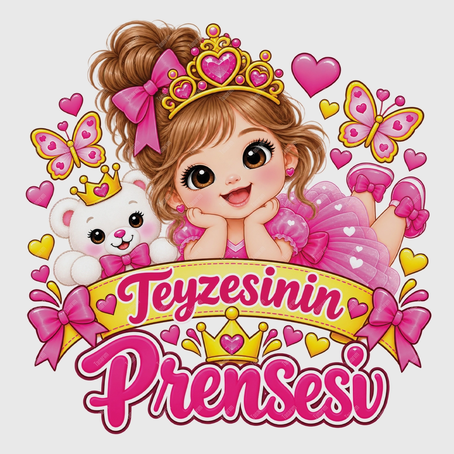 Teyzesinin Prensesi - Bebek Body Zıbın