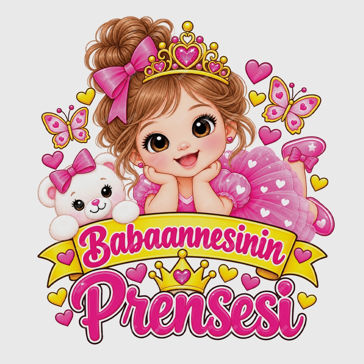 Babaannesinin Prensesi - Bebek Body Zıbın