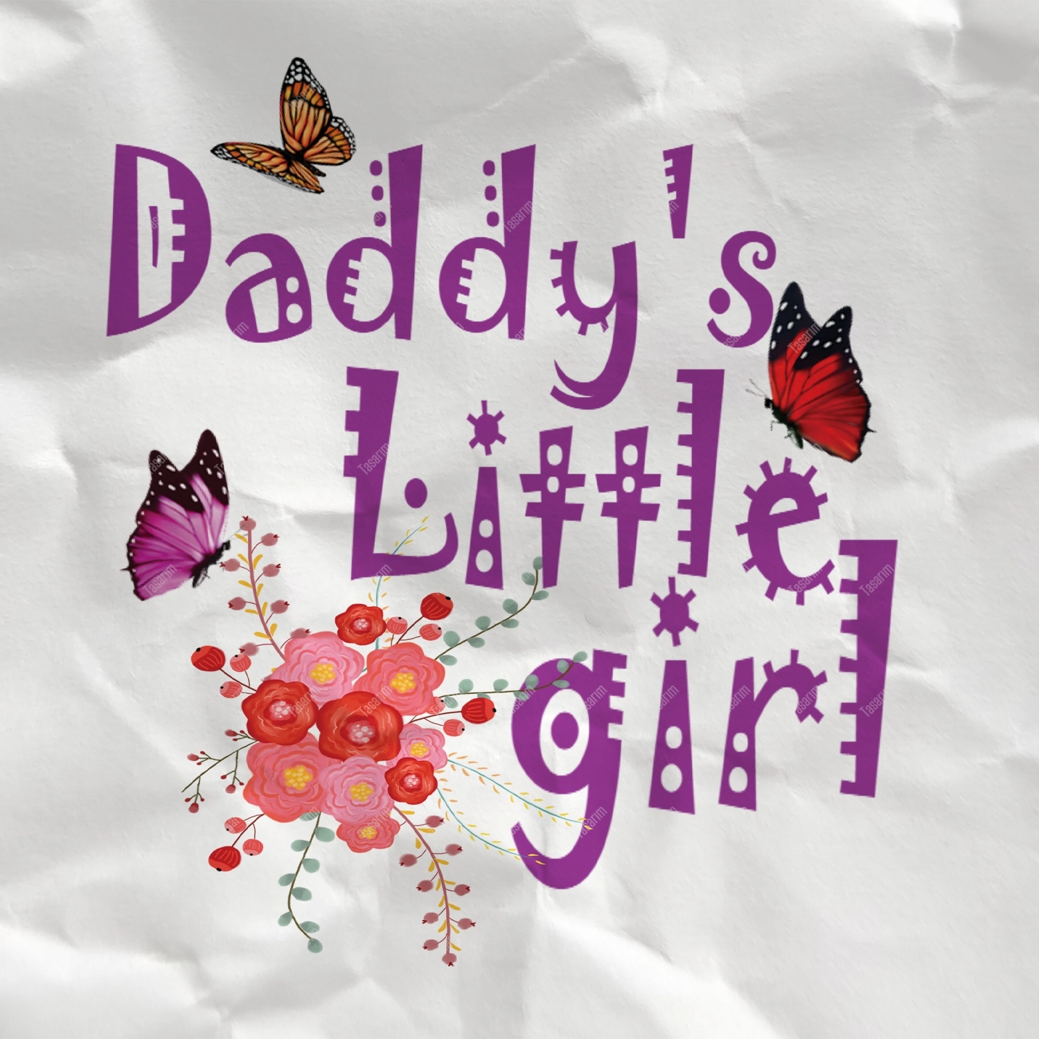 Daddy’s Little Girl - Bebek Body Zıbın