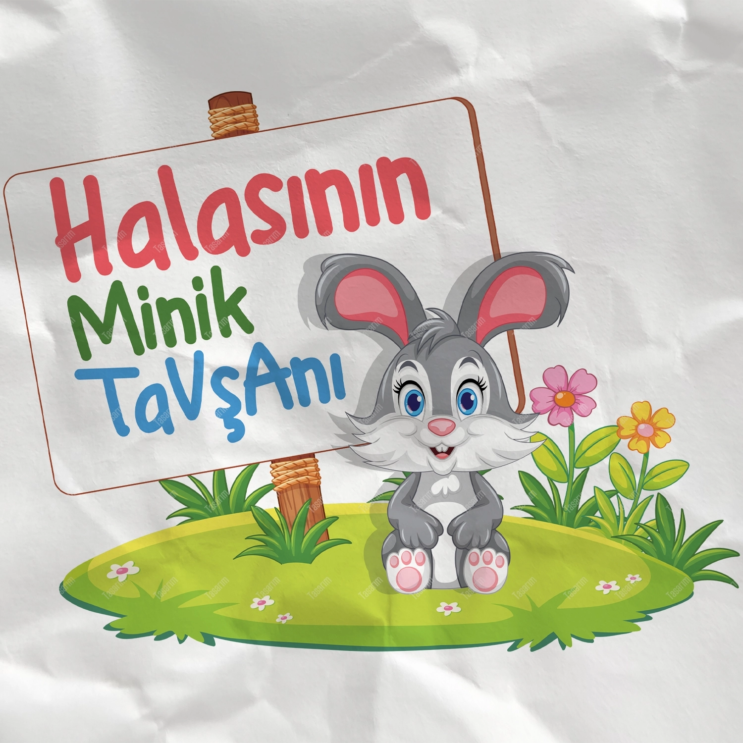 Halasının Minik Tavşanı - Bebek Body Zıbın