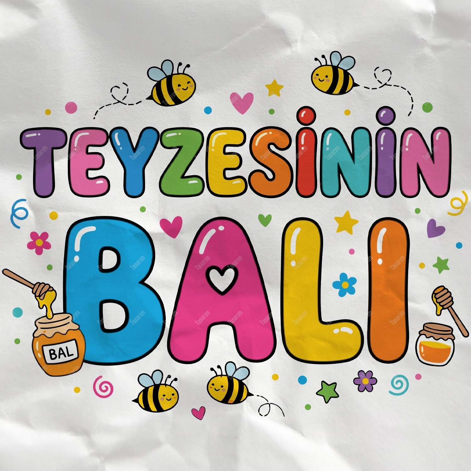 Teyzesinin Balı - Bebek Body Zıbın