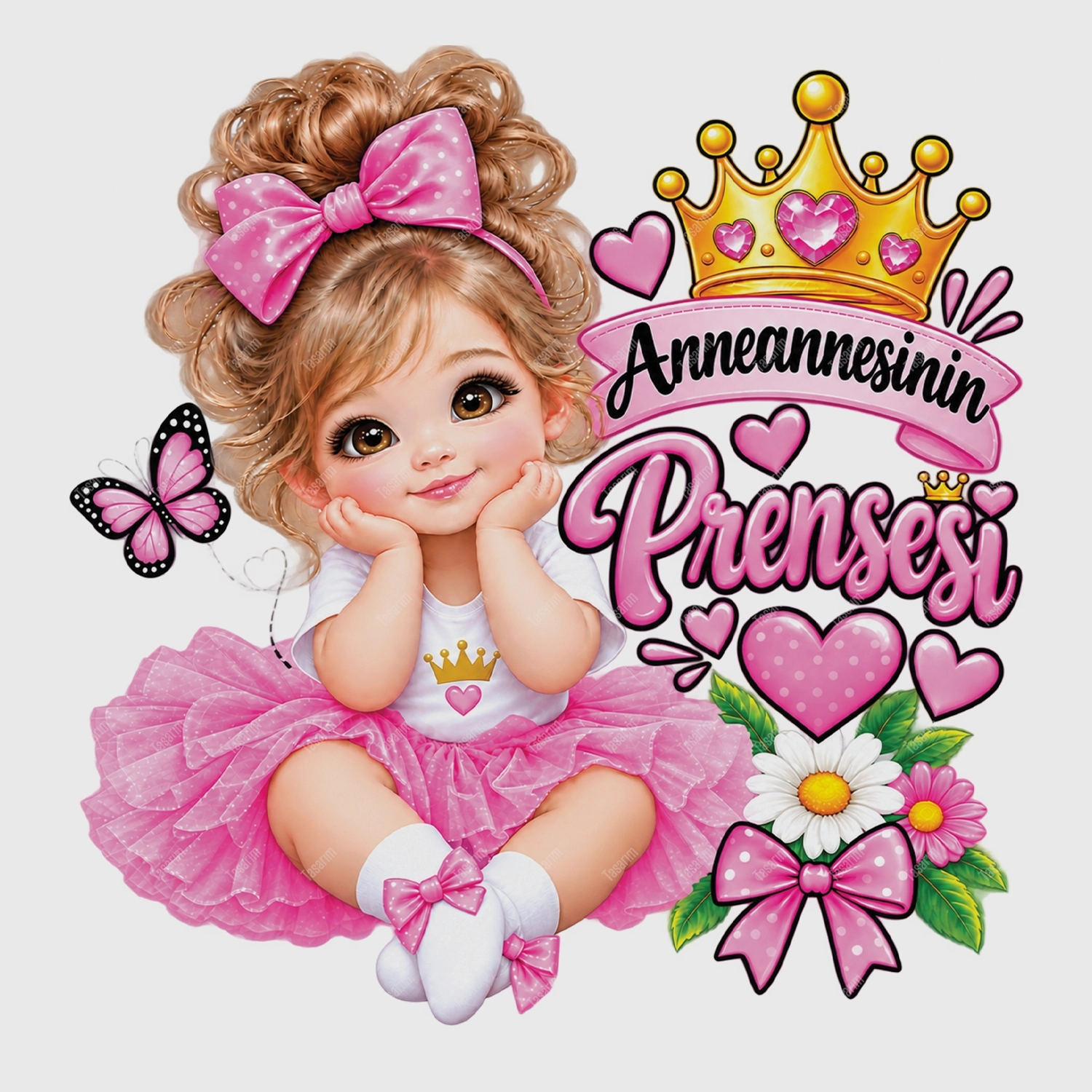 Anneannesinin Prensesi - Bebek Body Zıbın