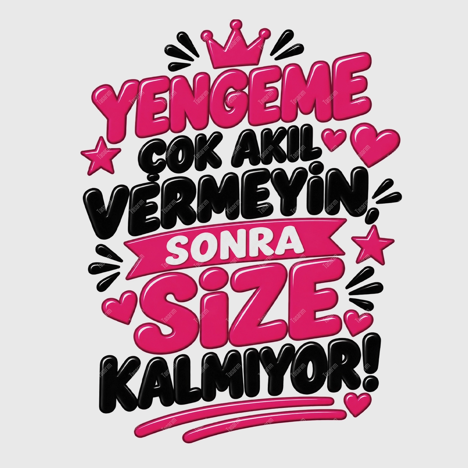 Yengeme Çok Akıl Vermeyin Sonra Size Kalmıyor - Bebek Body Zıbın