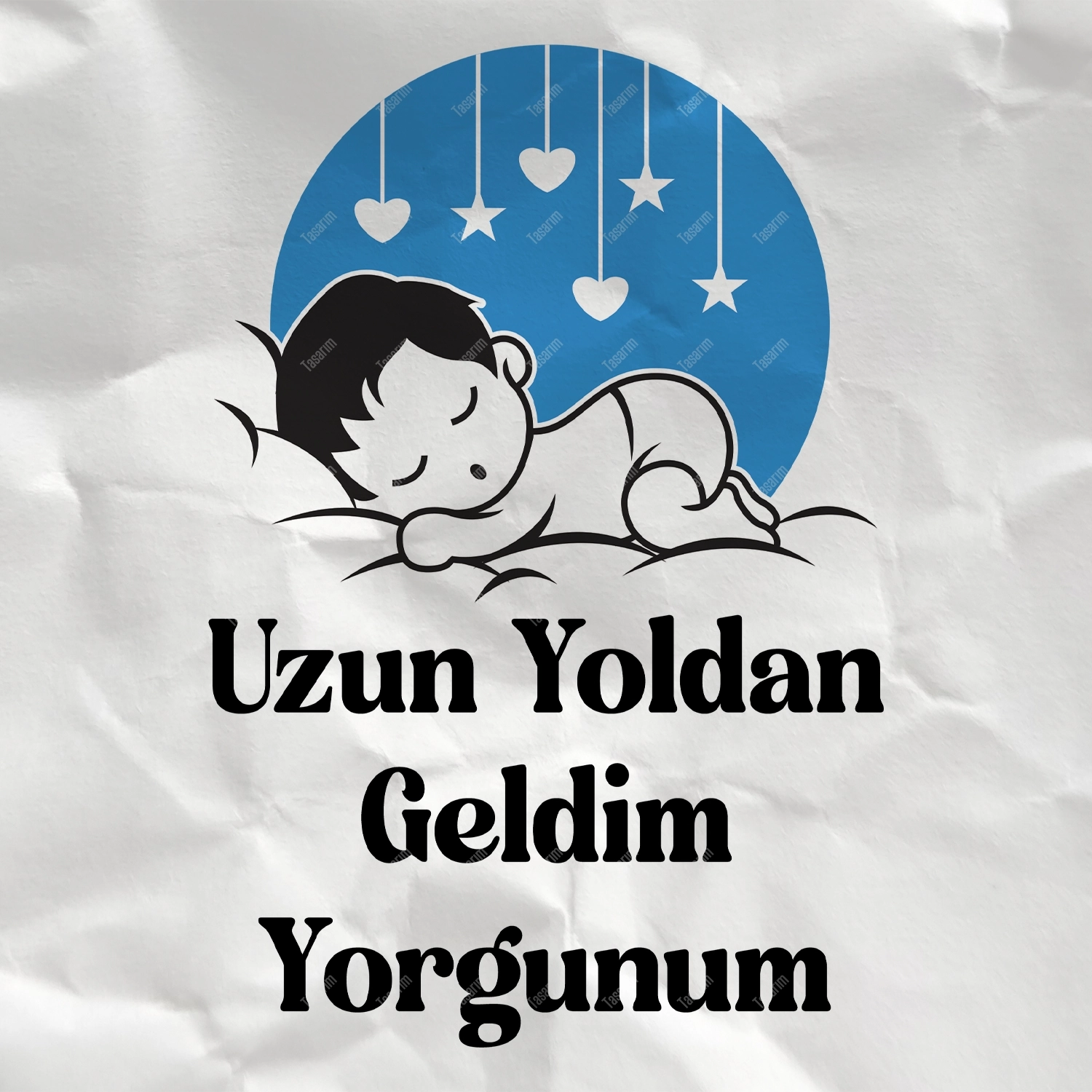 Uzun Yoldan Geldim Yorgunum - Bebek Body Zıbın