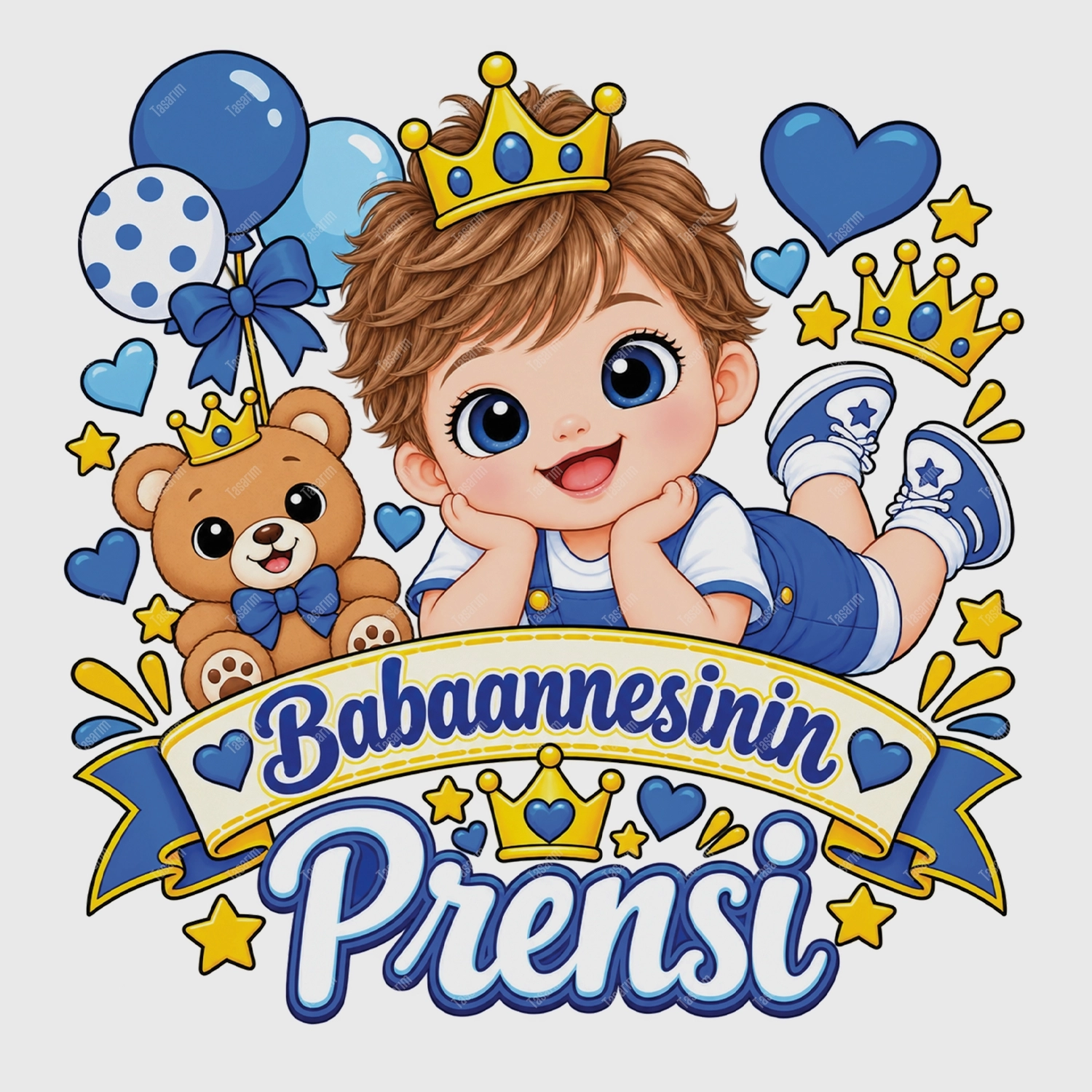 Babaannesinin Prensi - Bebek Body Zıbın