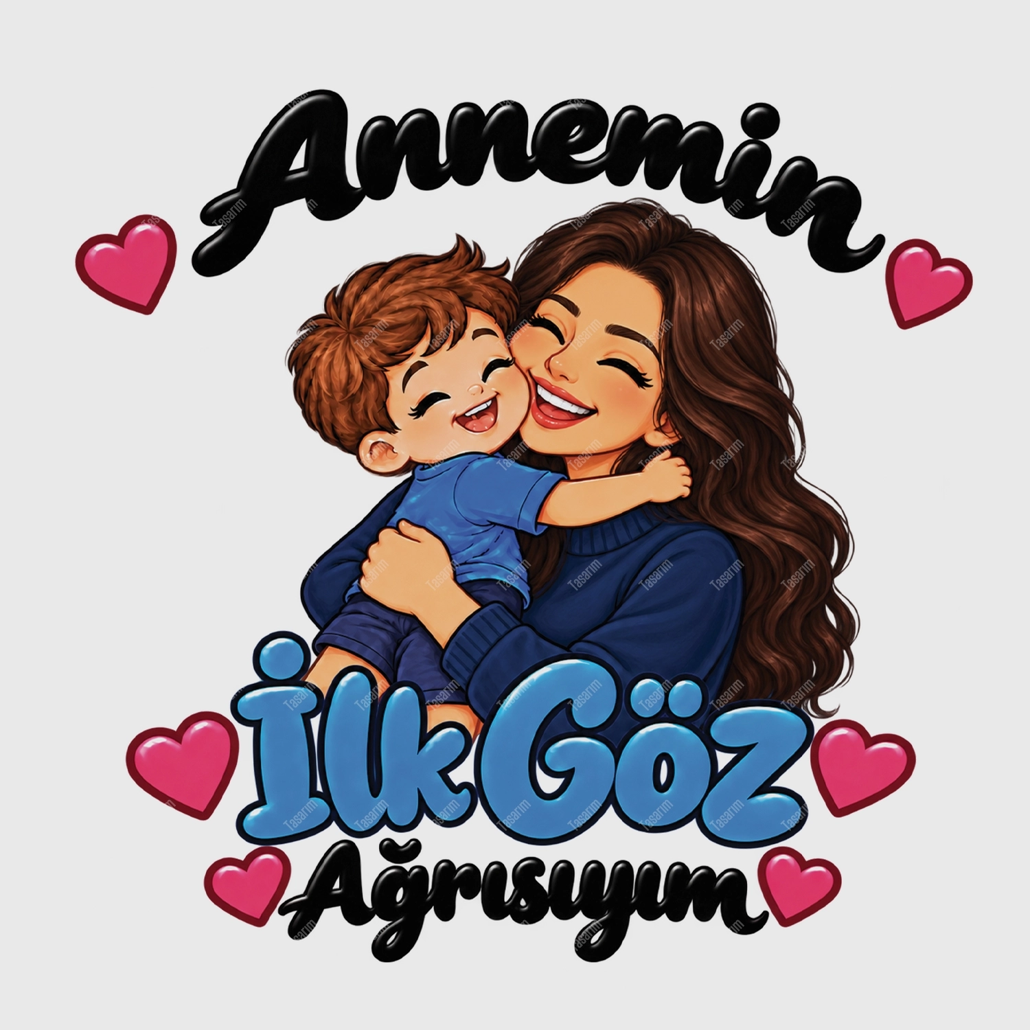 Annemin İlk Göz Ağrısıyım - Bebek Body Zıbın