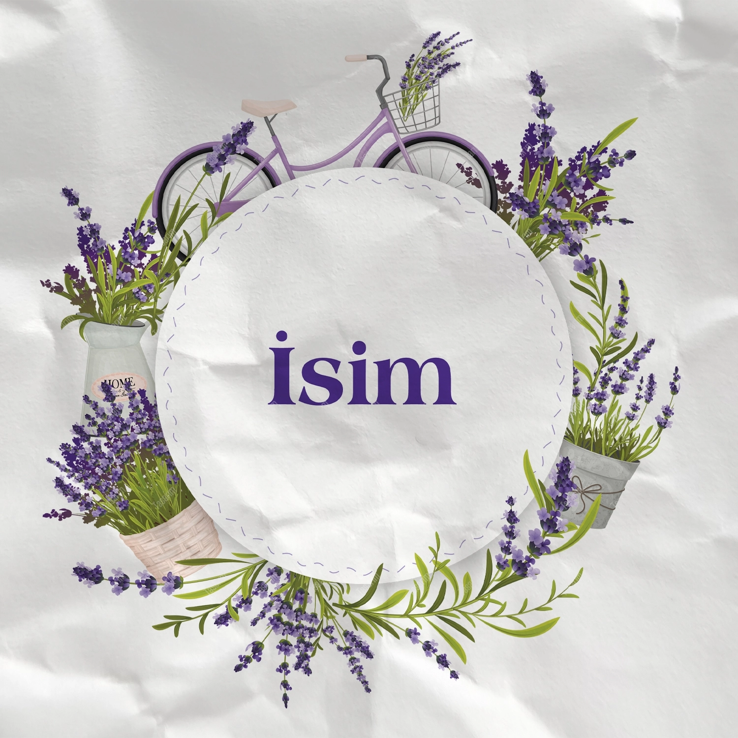 Görsel ile İsim Soyisim - Bebek Body Zıbın