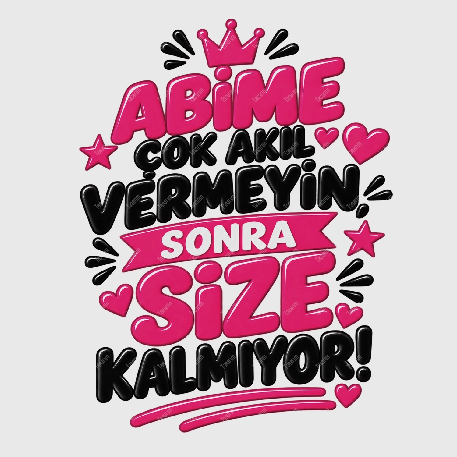 Abime Çok Akıl Vermeyin Sonra Size Kalmıyor - Bebek Body Zıbın