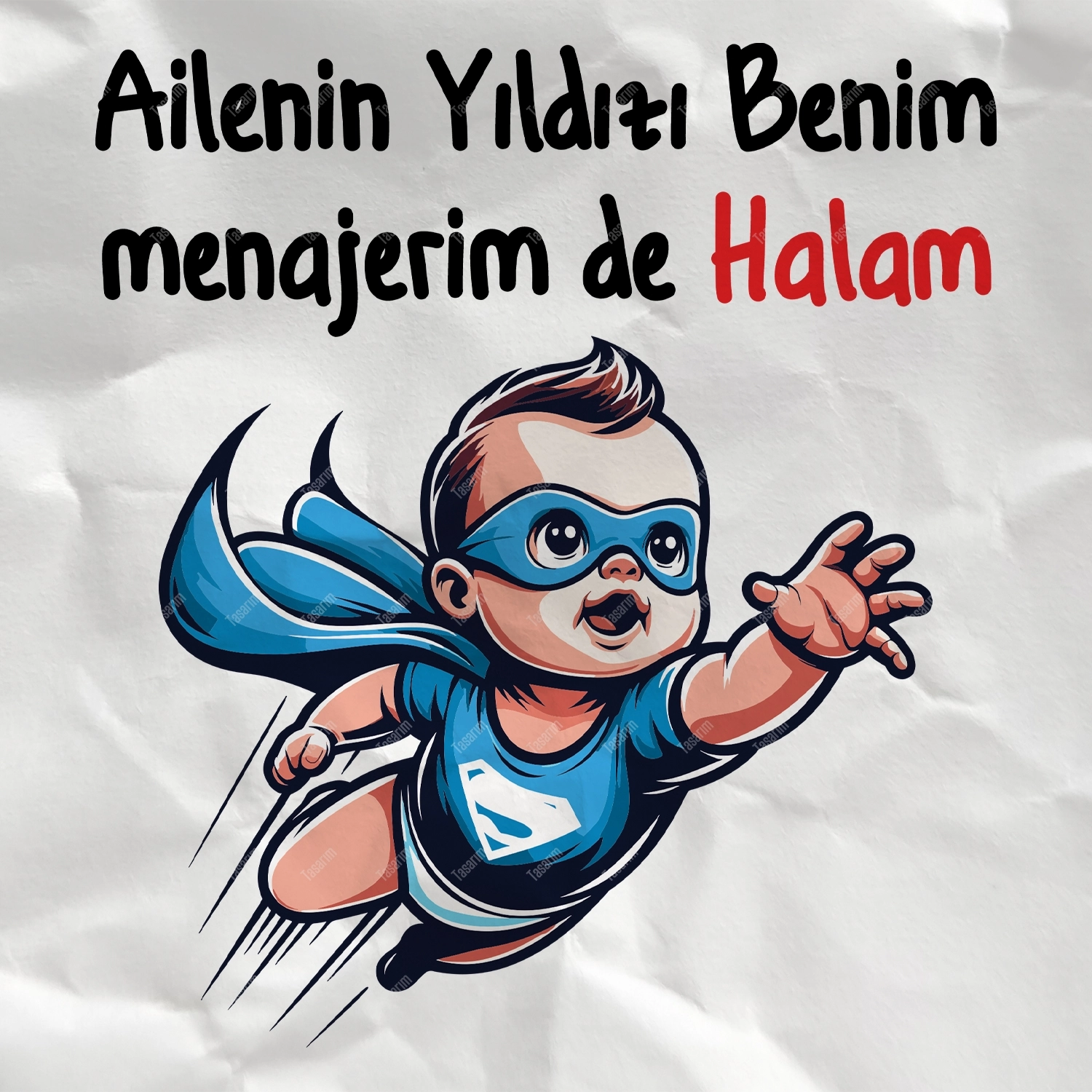 Ailenin Yıldızı Benim Menajerim De Halam - Bebek Body Zıbın
