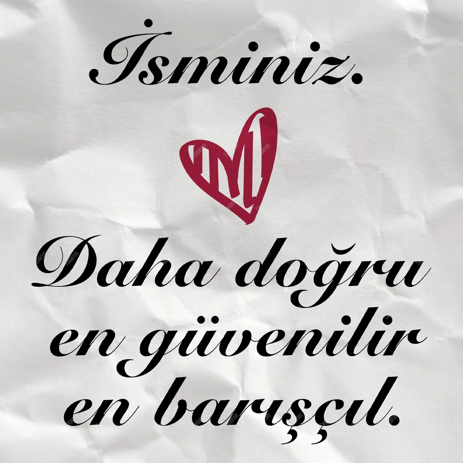 Eslem. Daha Doğru En Güvenilir En Barışçıl - Bebek Body Zıbın