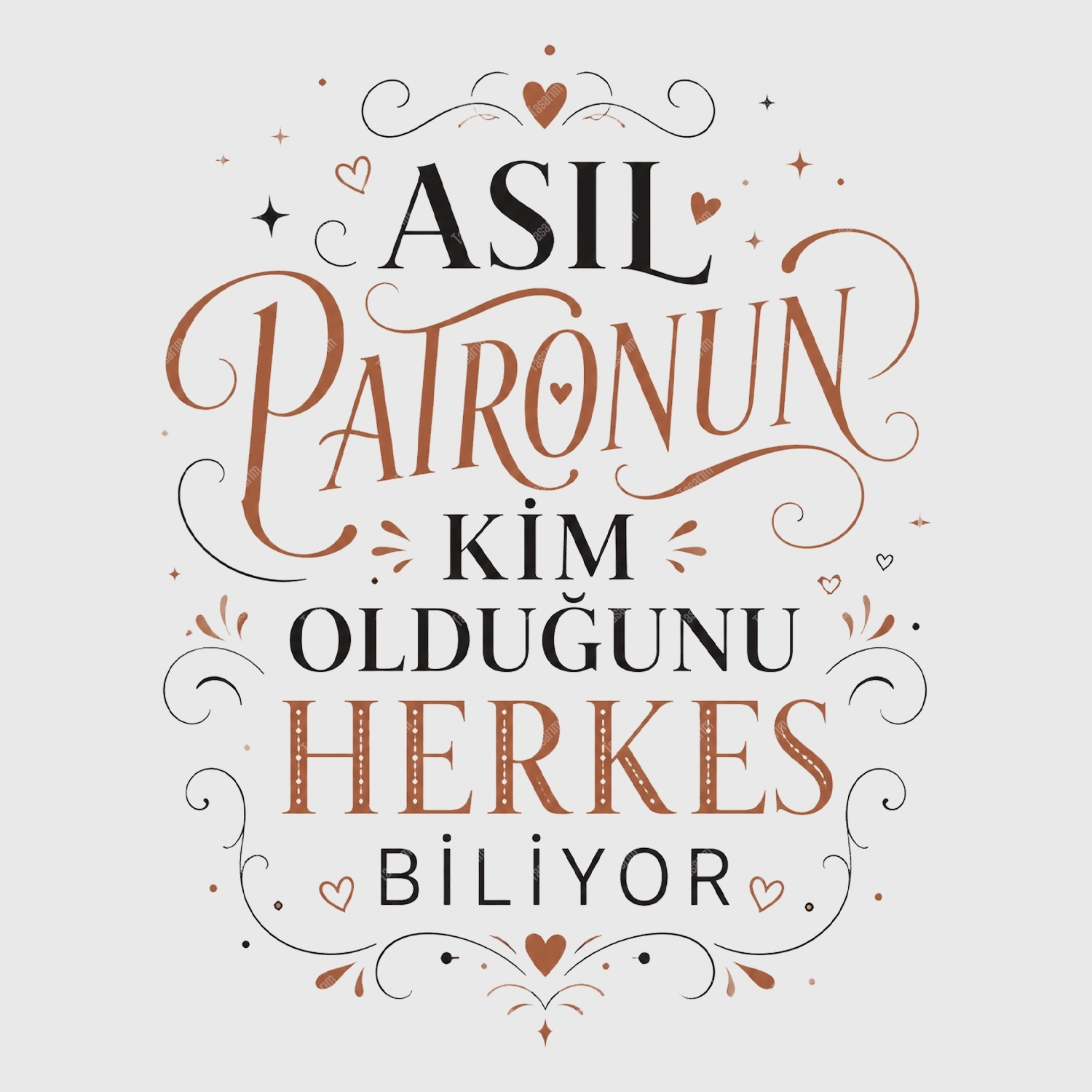 Asıl Patronun Kim Olduğunu Herkes Biliyor - Bebek Body Zıbın