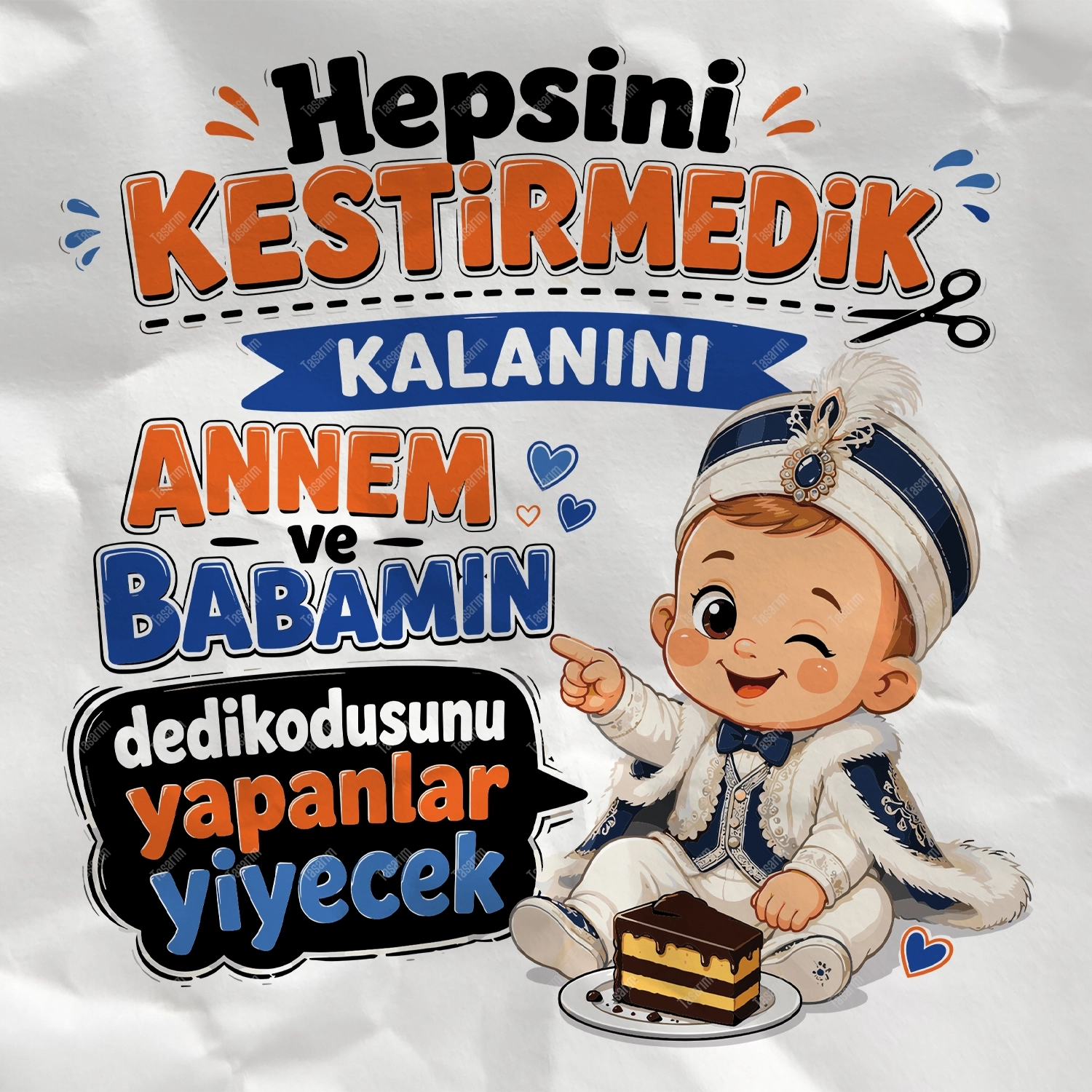 Hepsini Kestirmedik Kalanını Annem ve Babamın Dedikodusunu Yapanlar Yiyecek - Bebek Body Zıbın