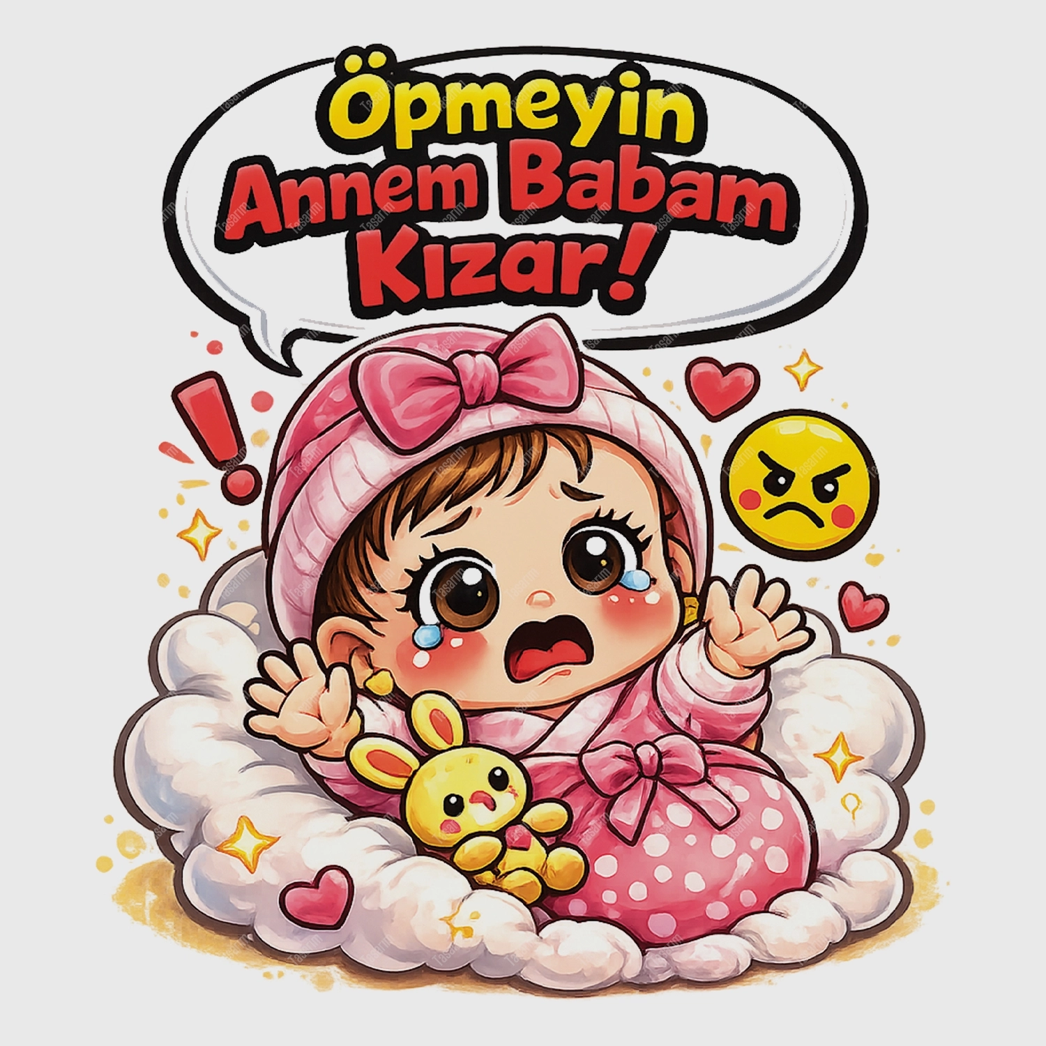 Öpmeyin Annem Babam Kızar ! - Bebek Body Zıbın