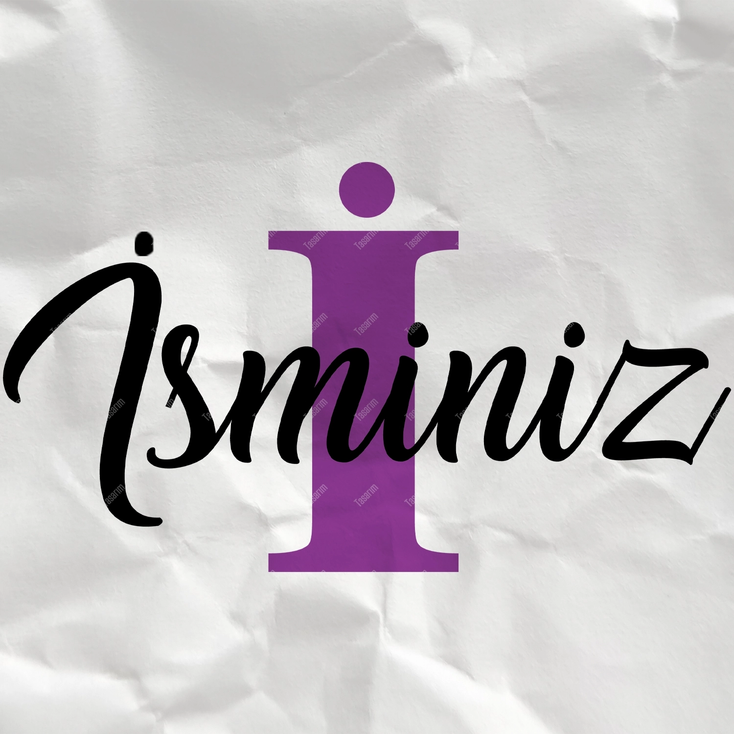 Kişileştirilmiş İsim Soyisim - Bebek Body Zıbın