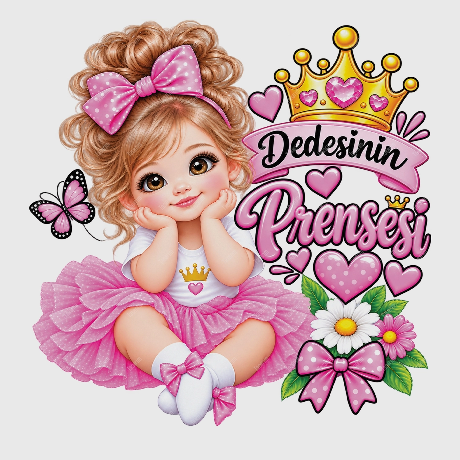Dedesinin Prensesi - Bebek Body Zıbın
