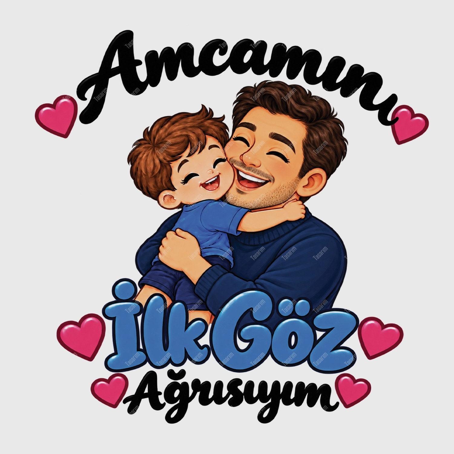Amcamın İlk Göz Ağrısıyım - Bebek Body Zıbın