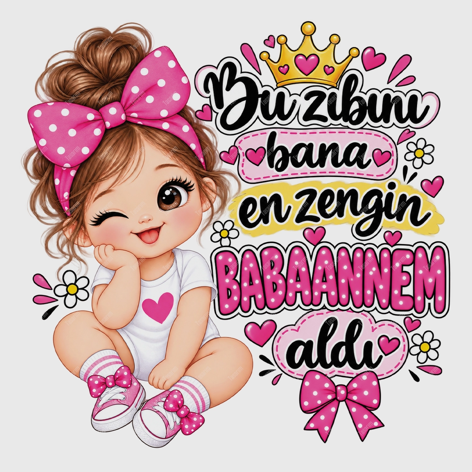 Bu Zıbını Bana En Zengin Babaannem Aldı - Bebek Body Zıbın