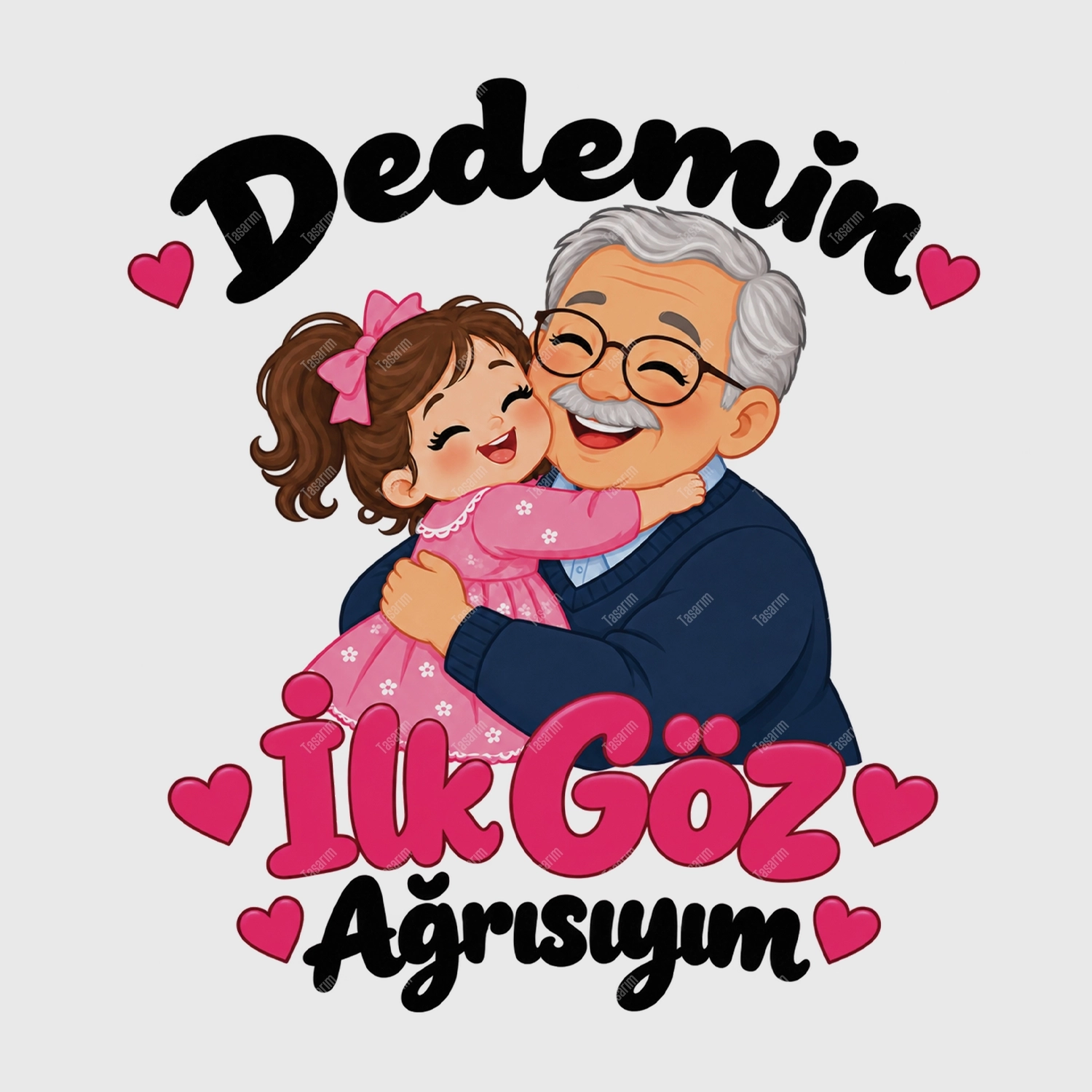 Dedemin İlk Göz Ağrısıyım - Bebek Body Zıbın