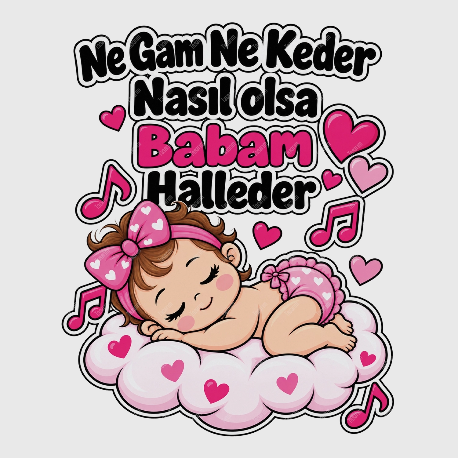 Ne Gam Ne Keder Nasıl Olsa Babam Halleder - Bebek Body Zıbın