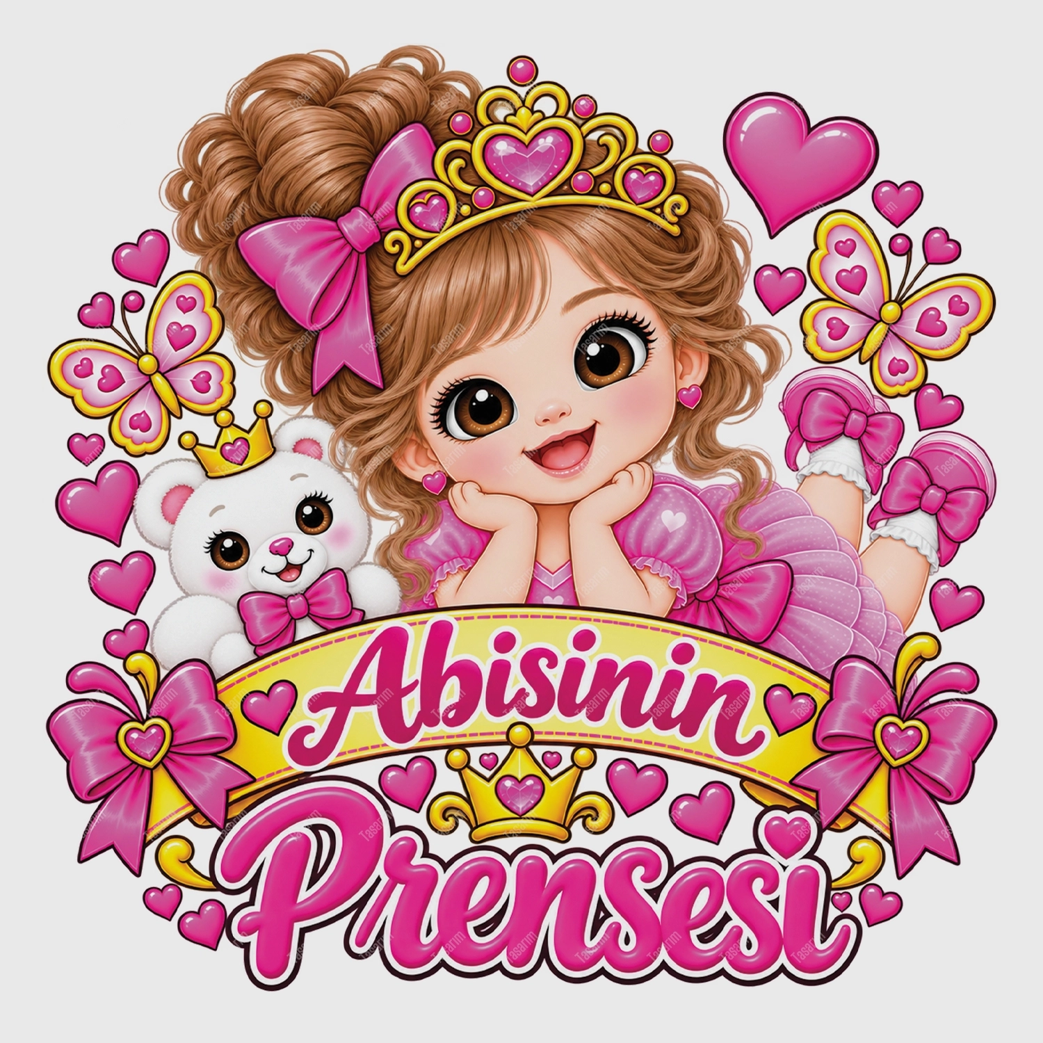 Abisinin Prensesi - Bebek Body Zıbın