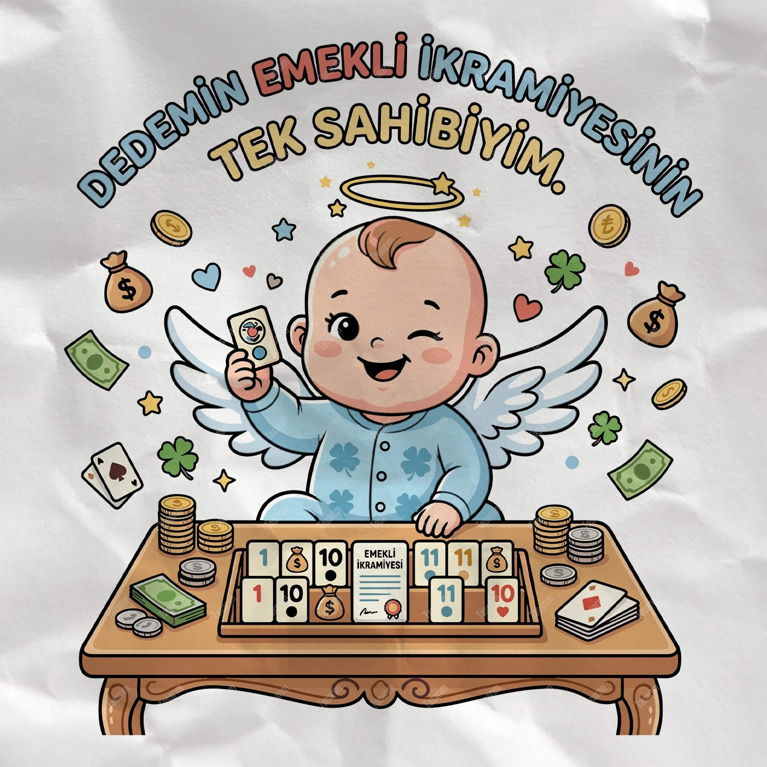 Dedemin Emekli İkramiyesinin Tek Sahibiyim - Bebek Body Zıbın