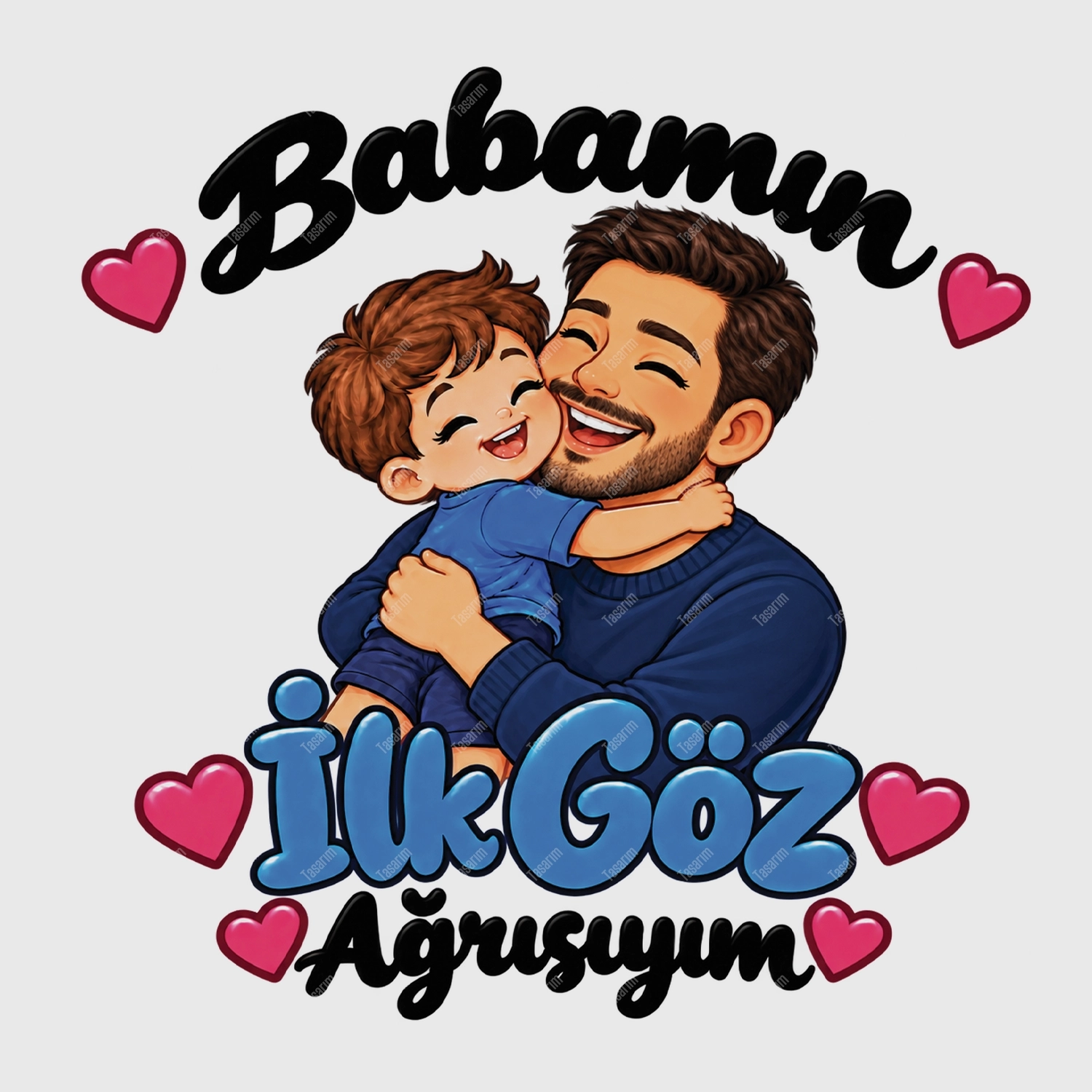 Babamın İlk Göz Ağrısıyım - Bebek Body Zıbın