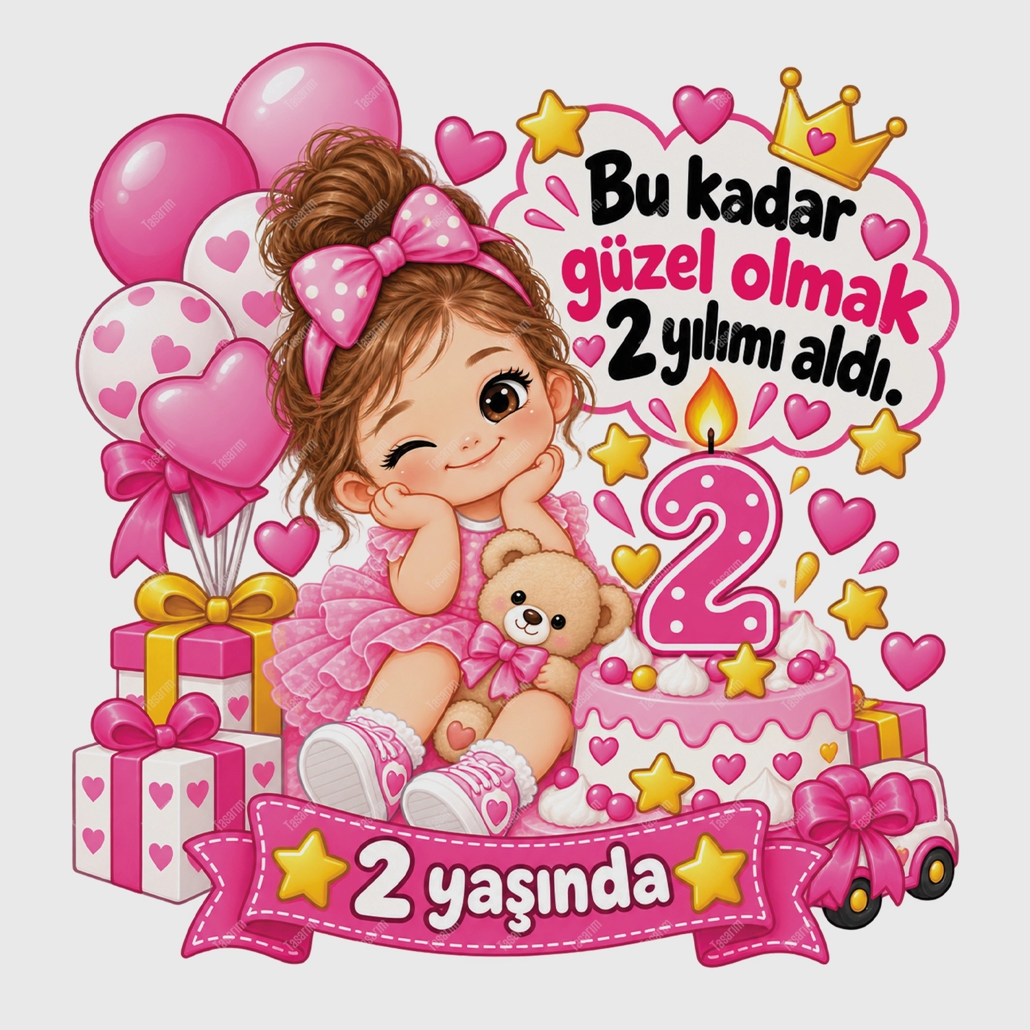 Bu Kadar Güzel Olmak 2 Yılımı Aldı - Bebek Body Zıbın