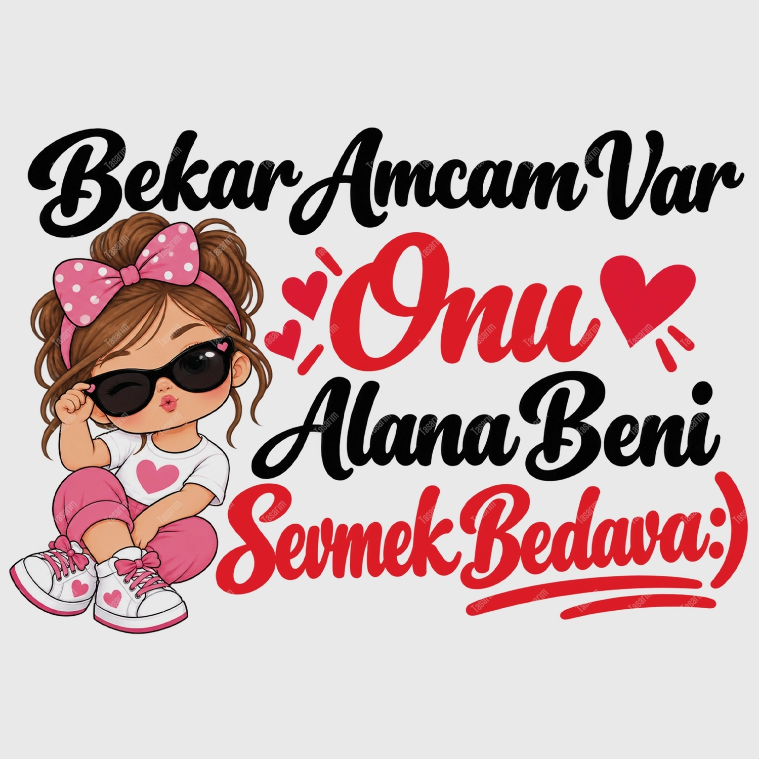 Bekar Amcam Var Onu Alana Beni Sevmek Bedava - Bebek Body Zıbın
