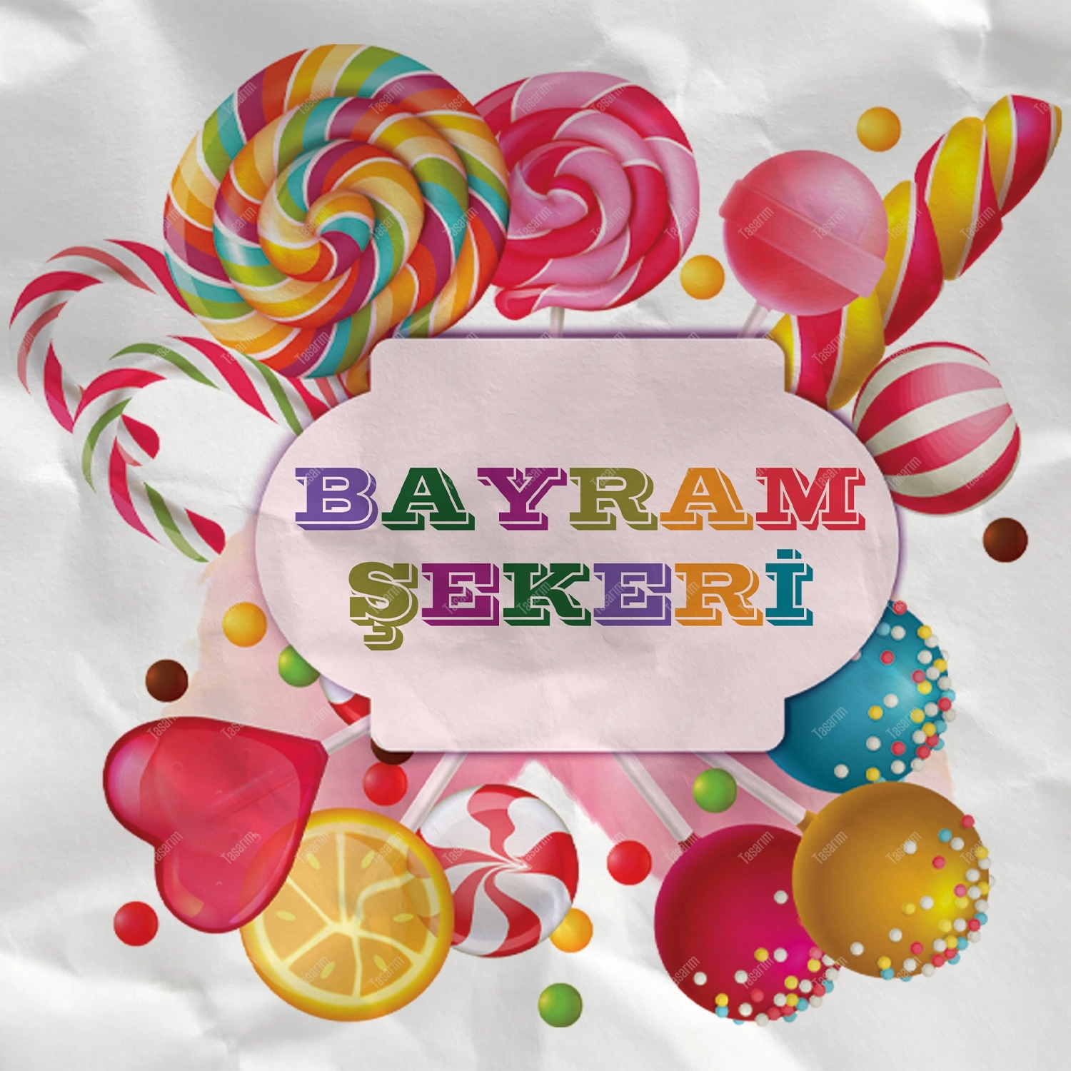 Bayram Şekeri - Bebek Body Zıbın
