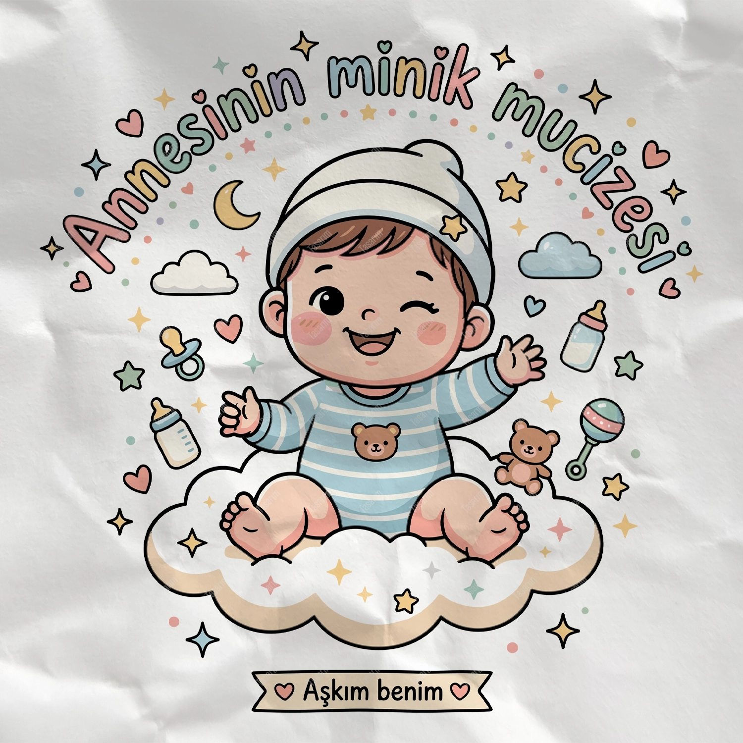 Annesinin Minik Mucizesi - Bebek Body Zıbın