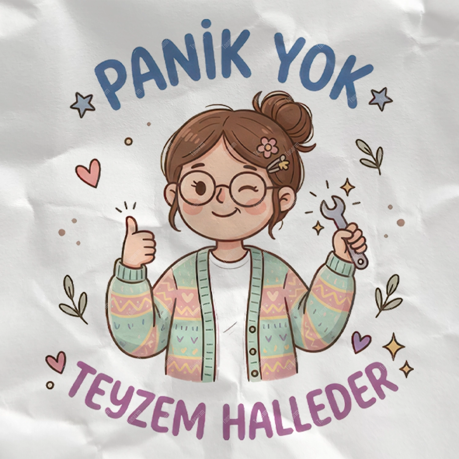 Panik Yok Teyzem Halleder - Bebek Body Zıbın