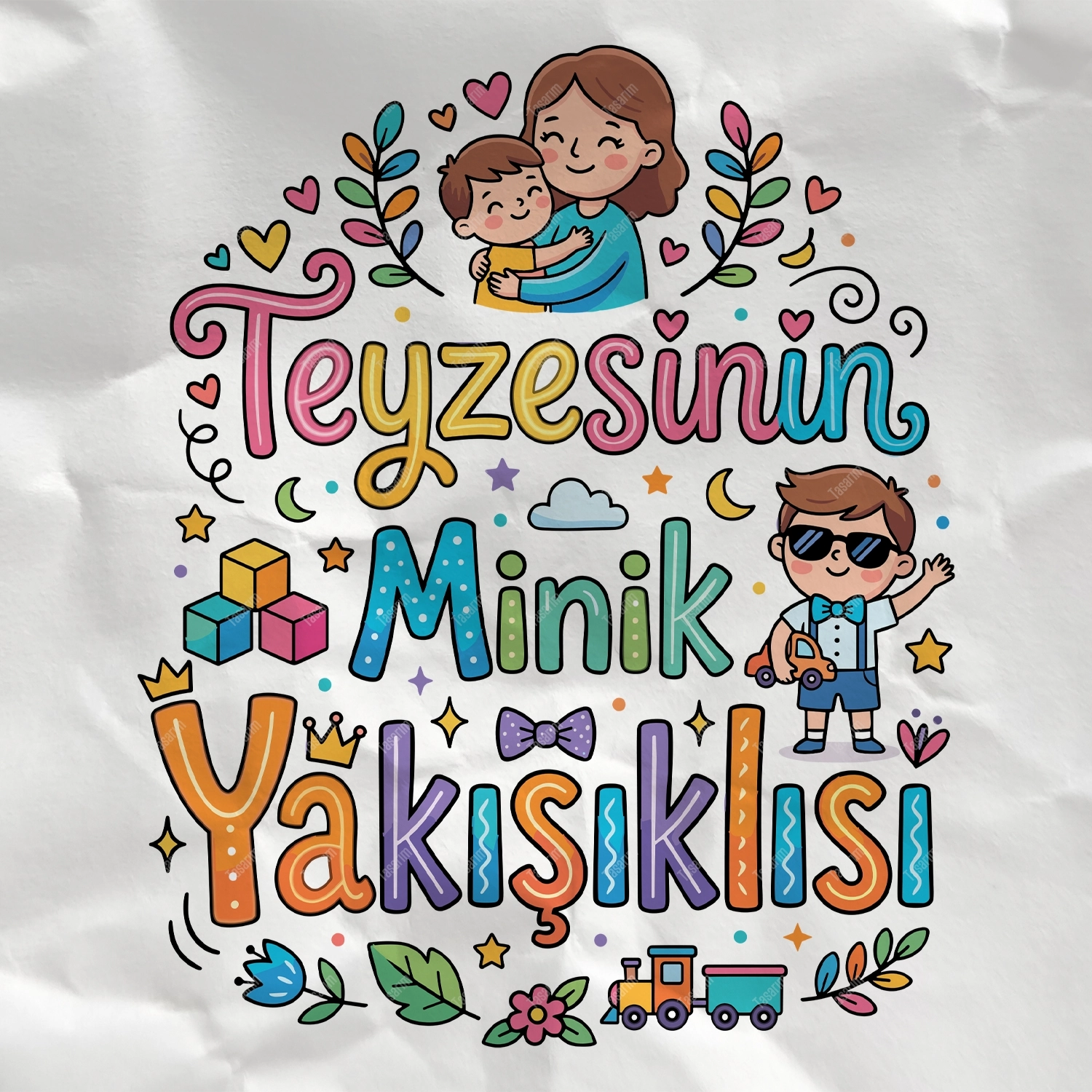 Teyzesinin Minik Yakışıklısı - Bebek Body Zıbın