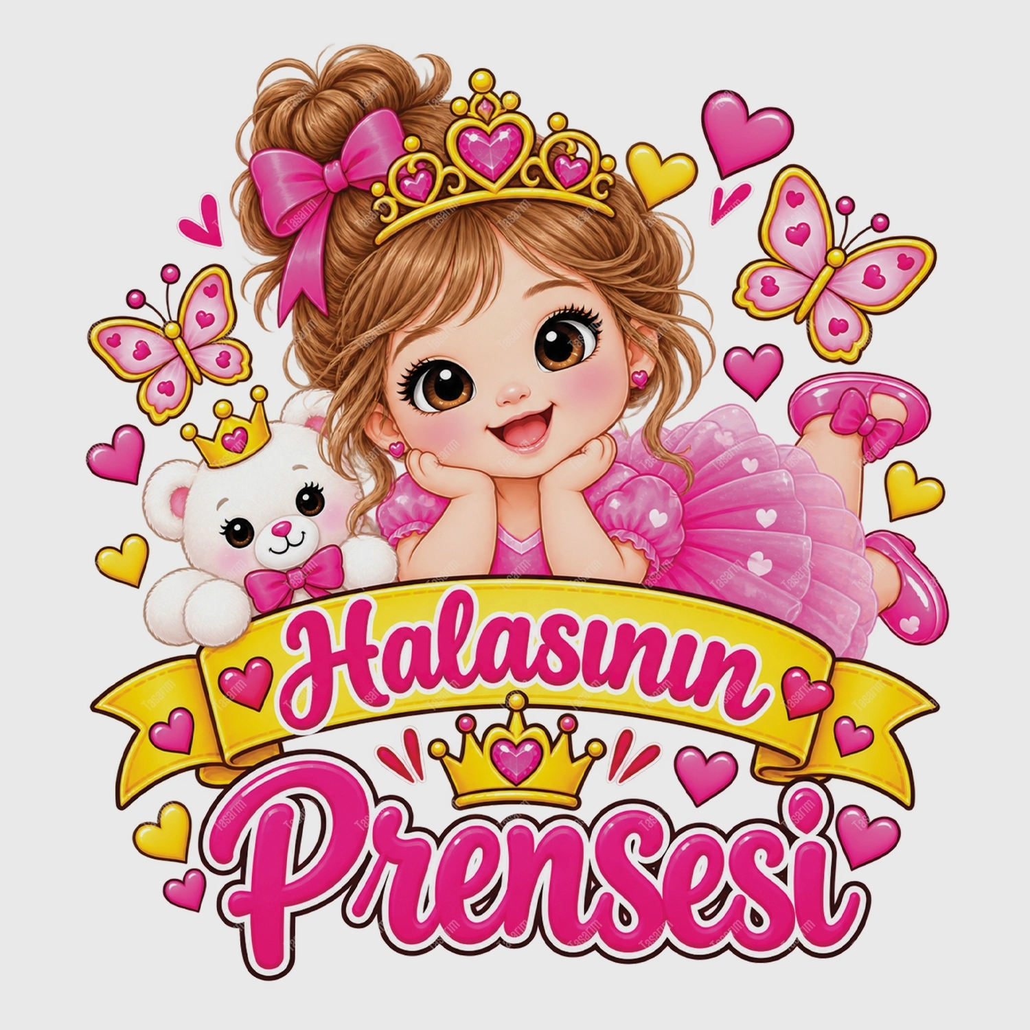 Halasının Prensesi - Bebek Body Zıbın