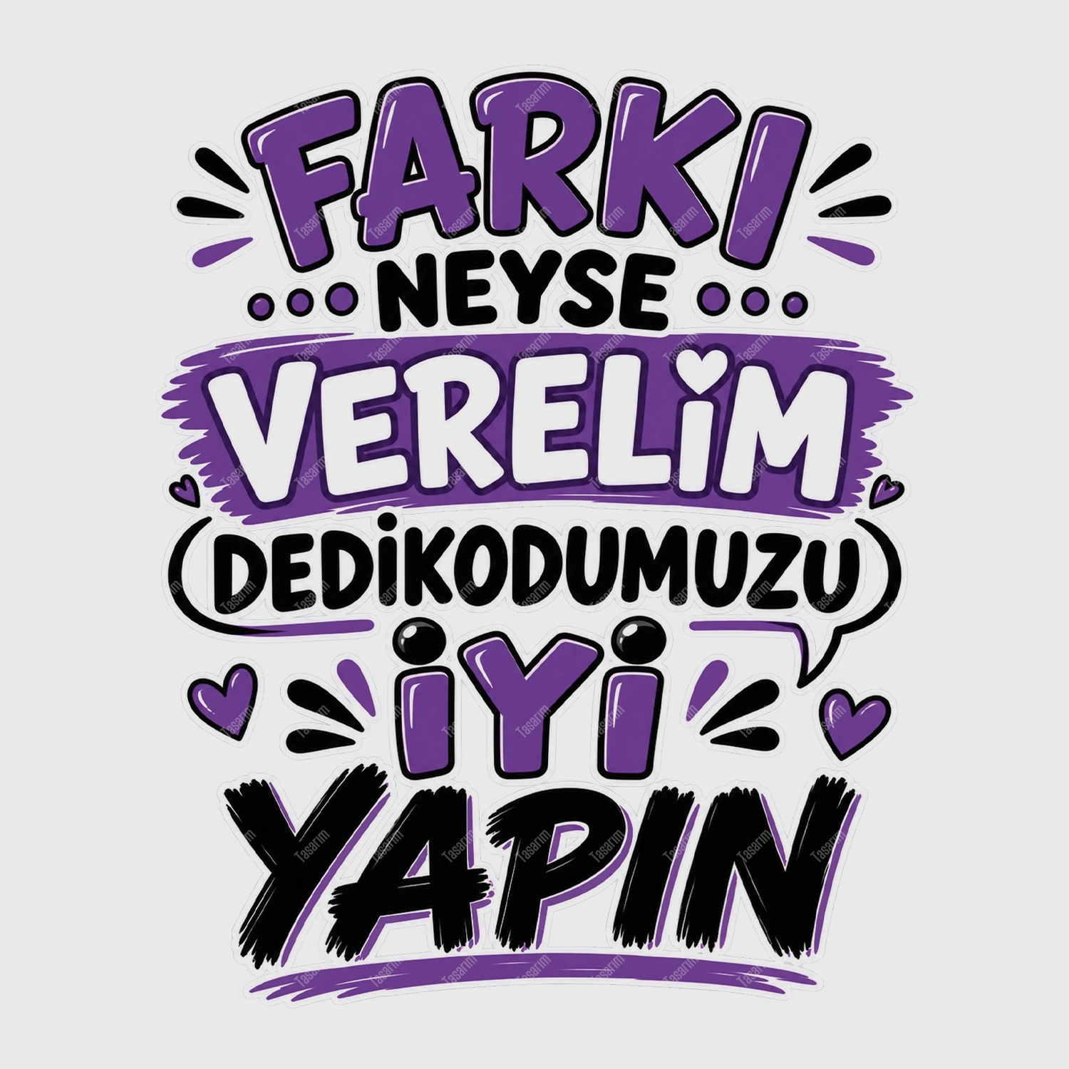 Farkı Neyse Verelim Dedikodumuzu İyi Yapın - Bebek Body Zıbın