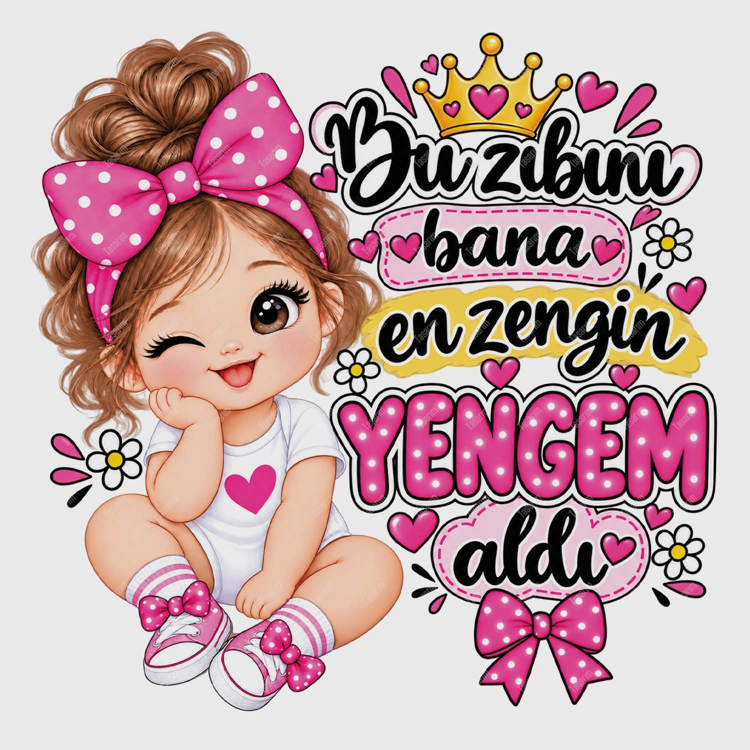 Bu Zıbını Bana En Zengin Yengem Aldı - Bebek Body Zıbın