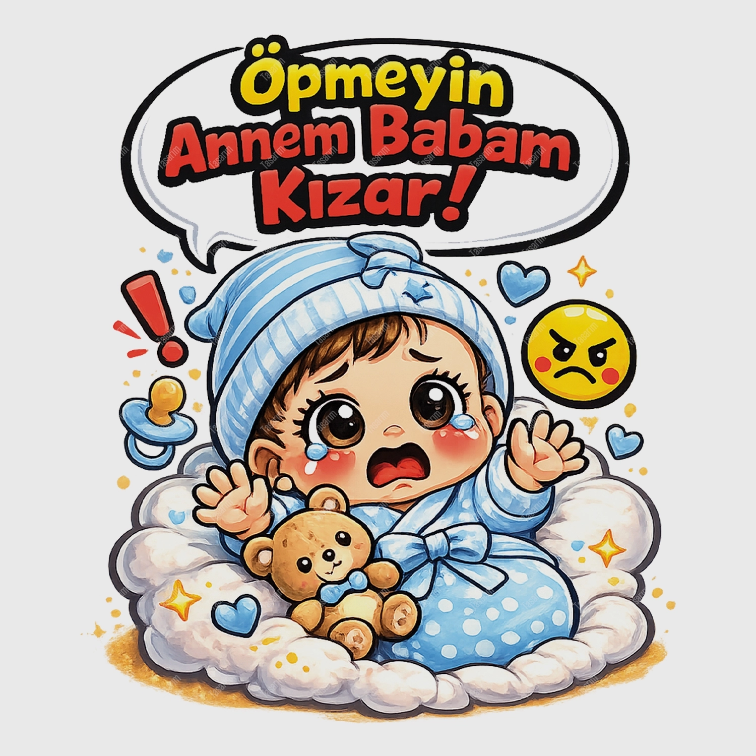 Öpmeyin Annem Babam Kızar ! - Bebek Body Zıbın