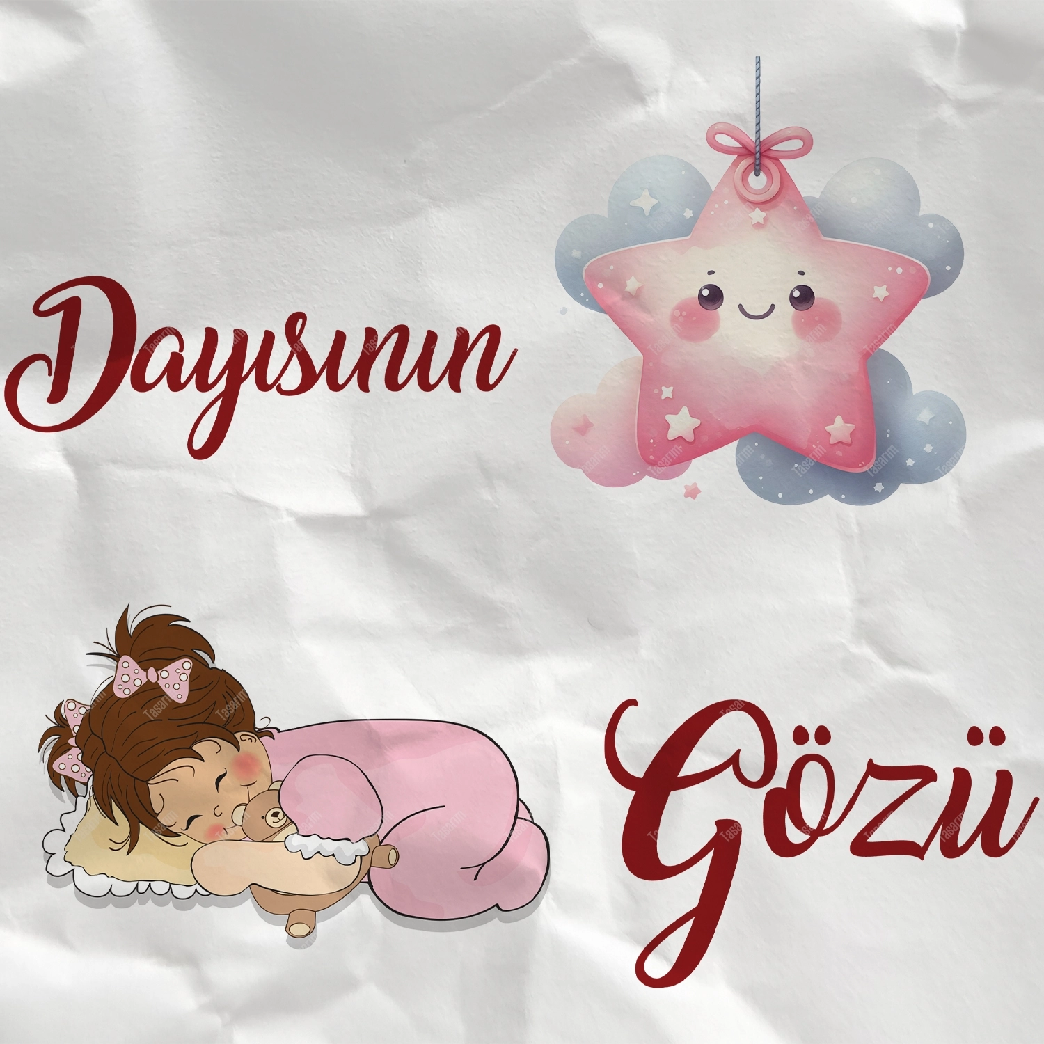 Dayısının Gözü - Bebek Body Zıbın