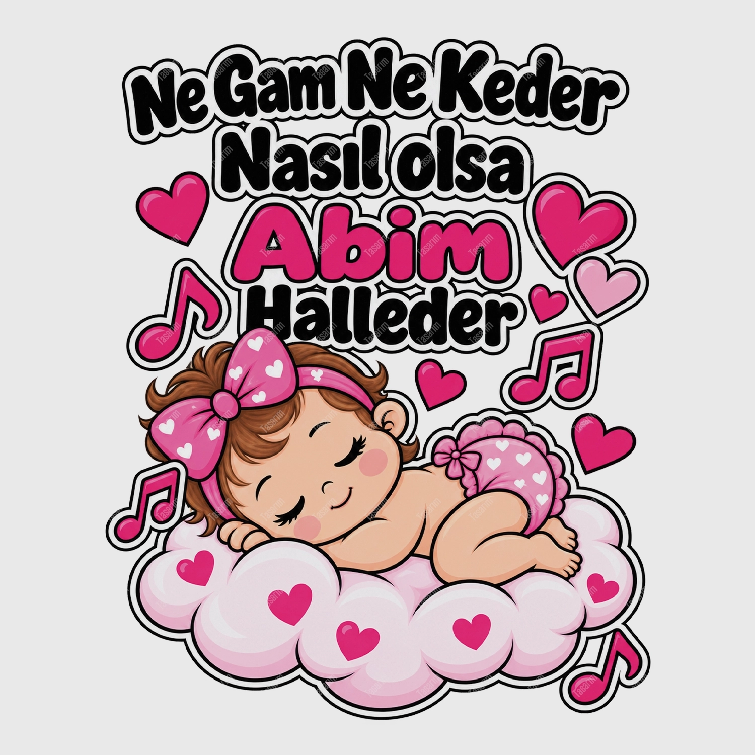 Ne Gam Ne Keder Nasıl Olsa Abim Halleder - Bebek Body Zıbın