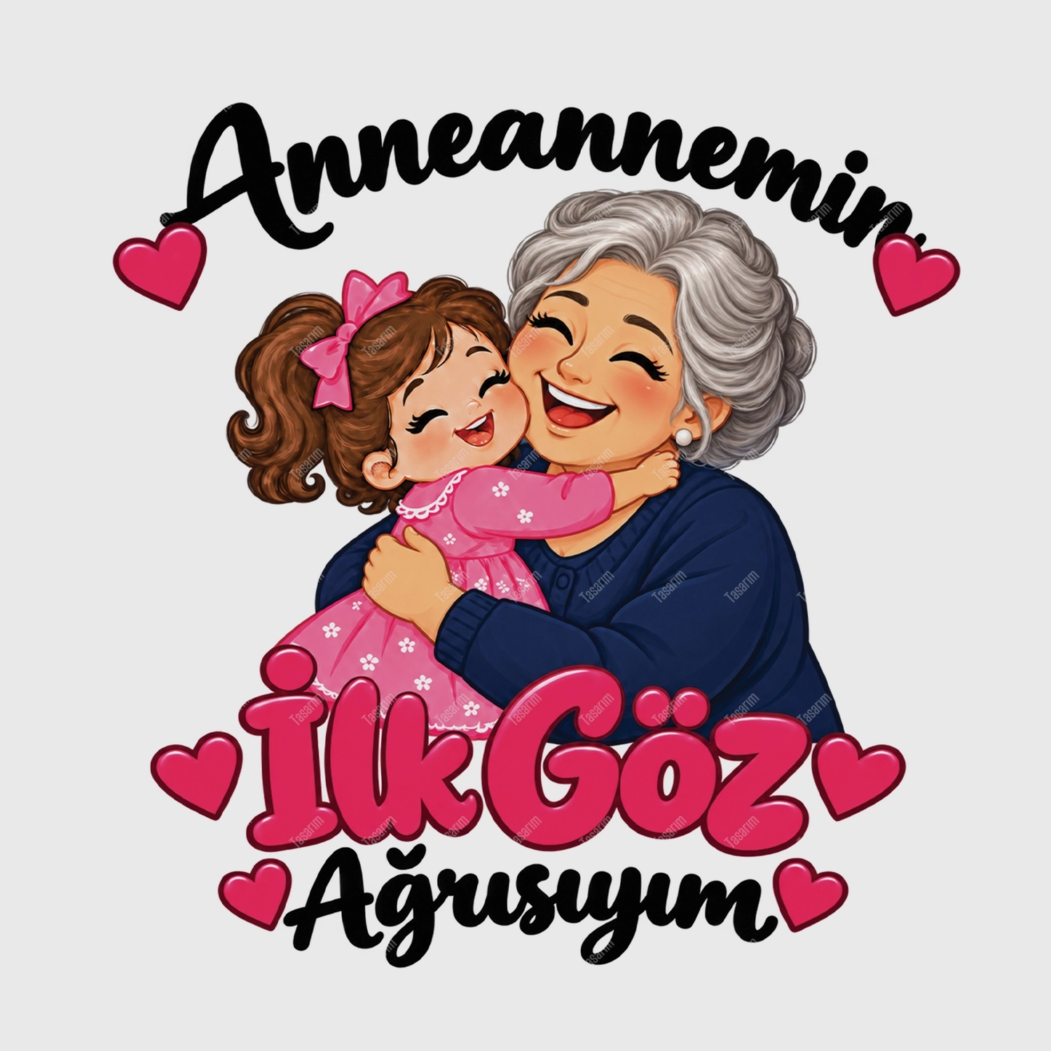 Anneannemin İlk Göz Ağrısıyım - Bebek Body Zıbın