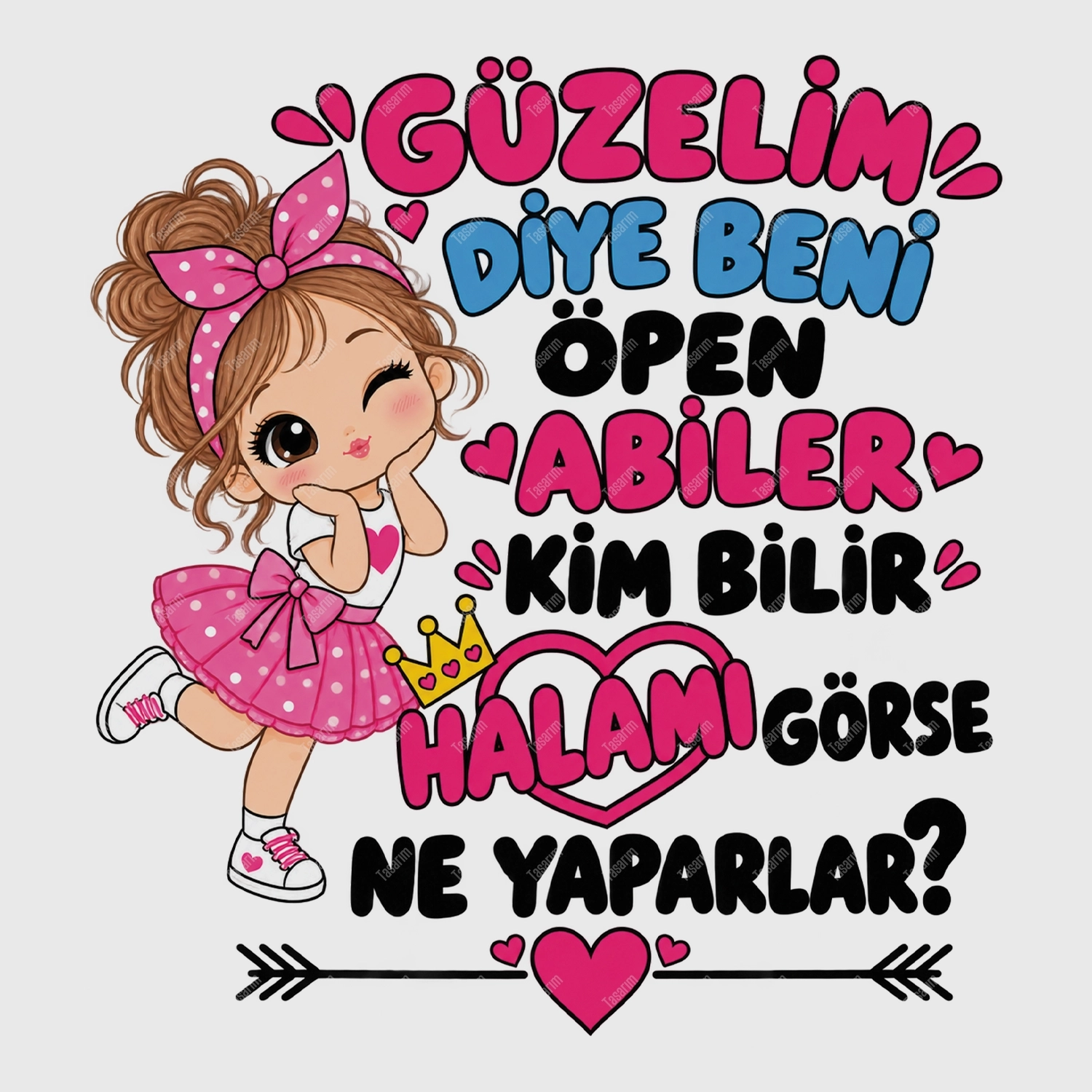 Güzelim Diye Beni Öpen Abiler Kim Bilir Halamı Görse Ne Yaparlar - Bebek Body Zıbın