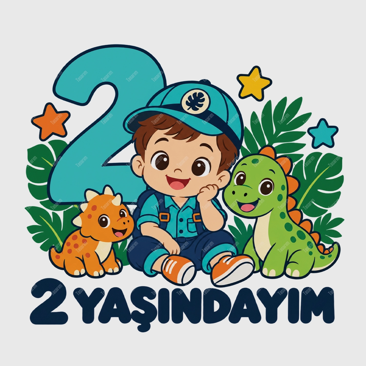 2 Yaşındayım - Bebek Body Zıbın