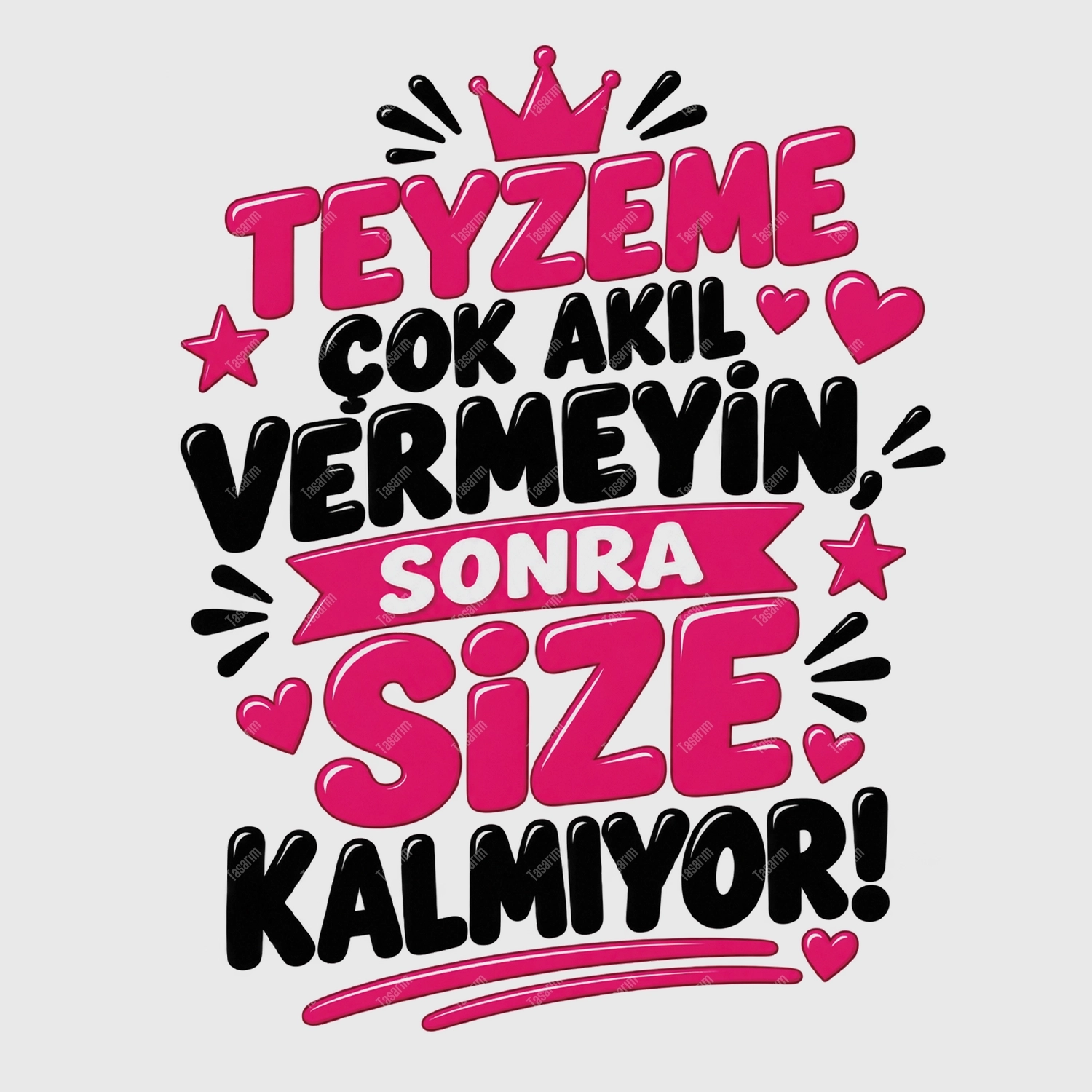 Teyzeme Çok Akıl Vermeyin Sonra Size Kalmıyor - Bebek Body Zıbın