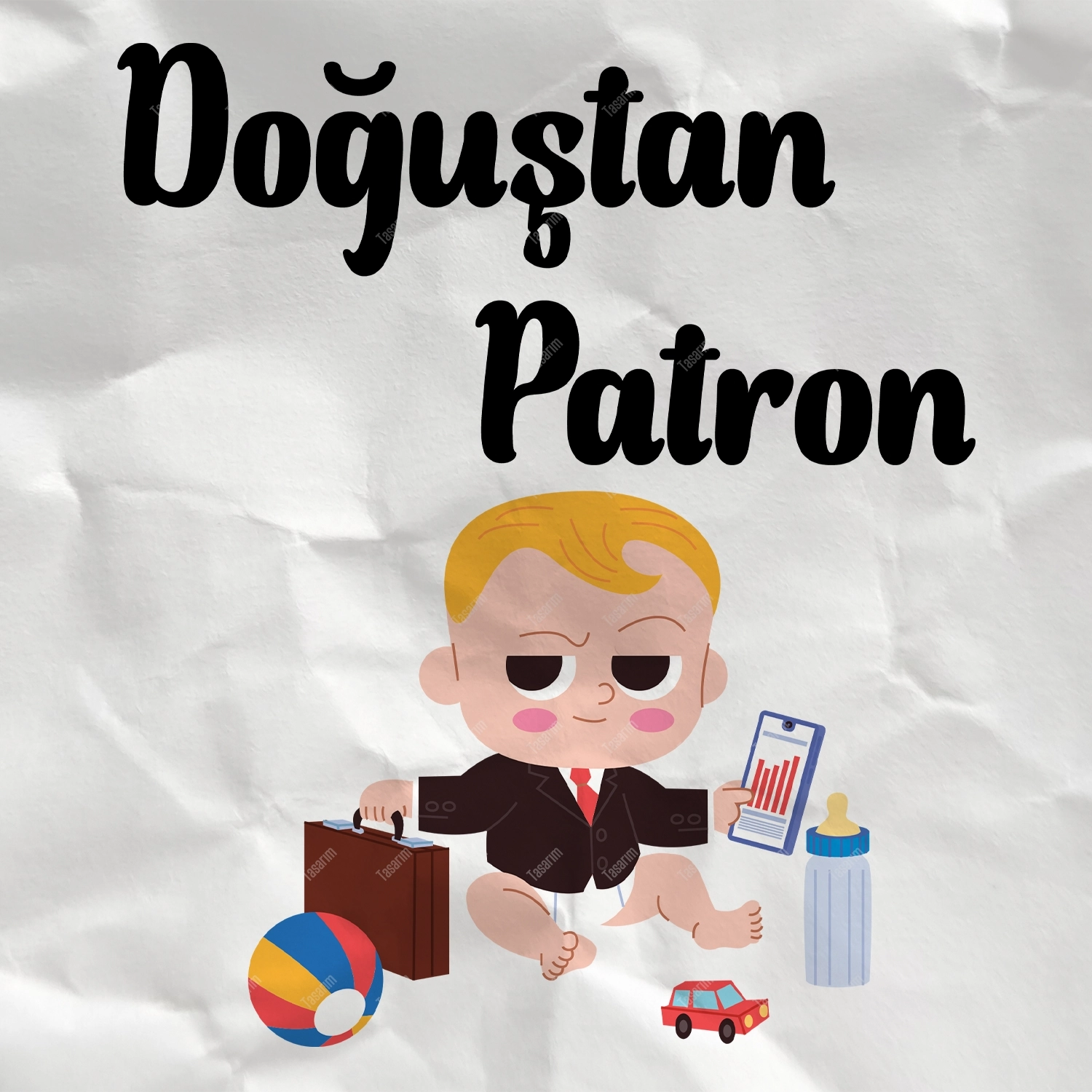 Doğuştan Patron - Bebek Body Zıbın