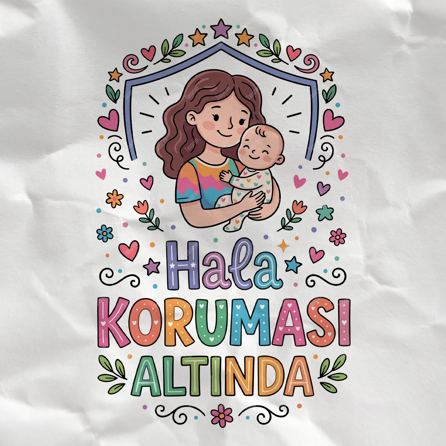 Hala Koruması Altında - Bebek Body Zıbın