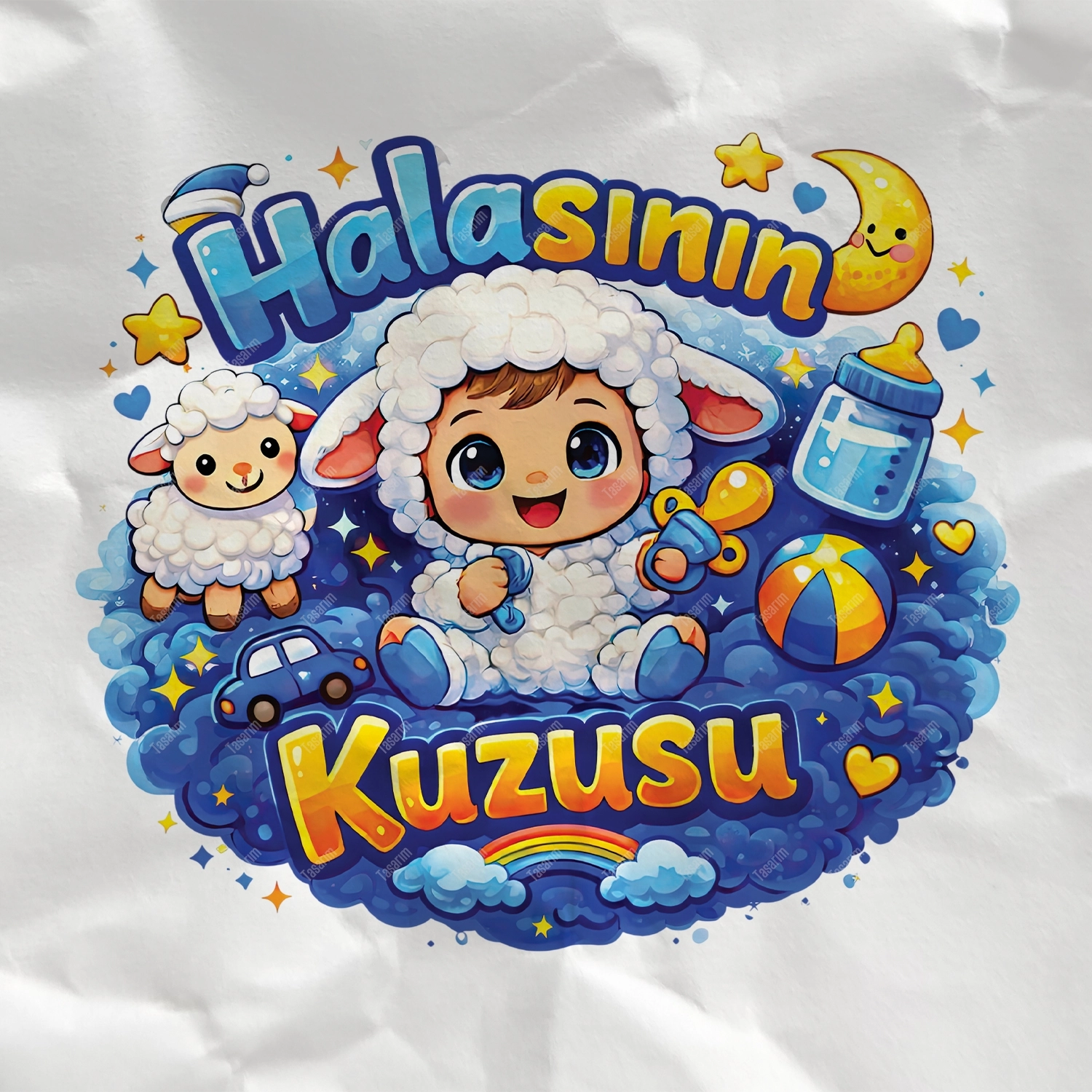 Halasının Kuzusu - Bebek Body Zıbın
