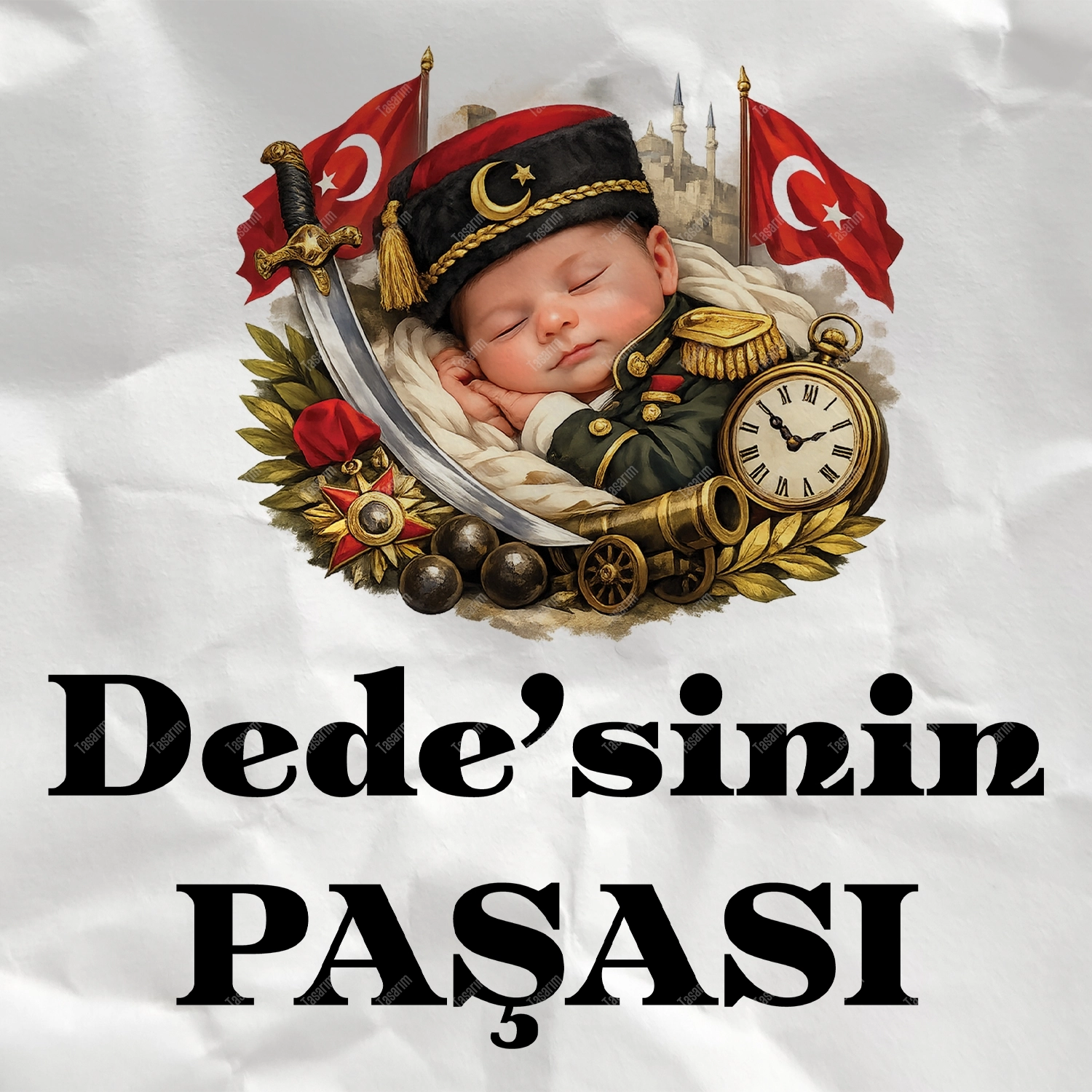 Dedesinin Paşası - Bebek Body Zıbın