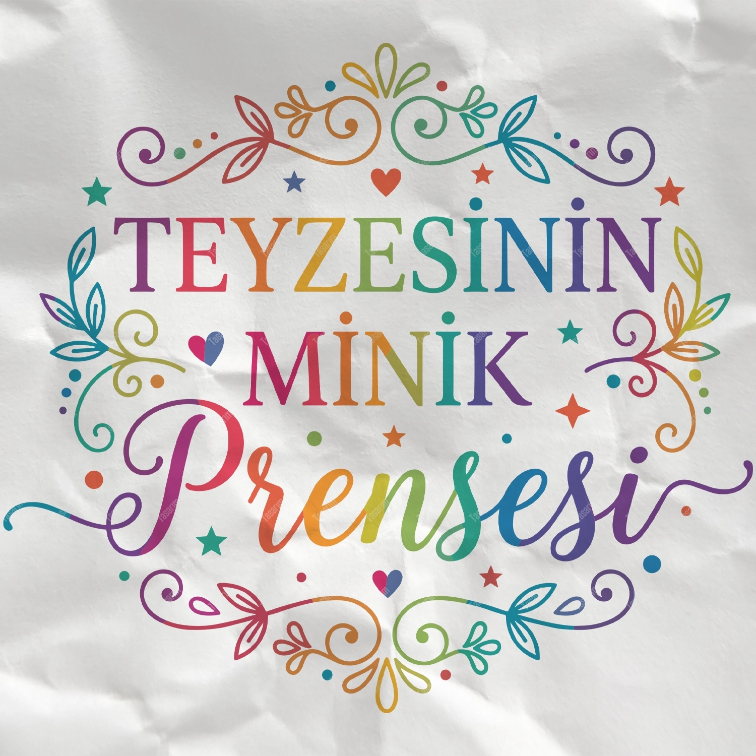 Teyzesinin Minik Prensesi - Bebek Body Zıbın