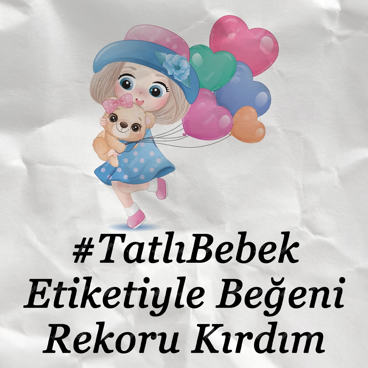 #TatlıBebek Etiketiyle Beğeni Rekoru Kırdım - Bebek Body Zıbın