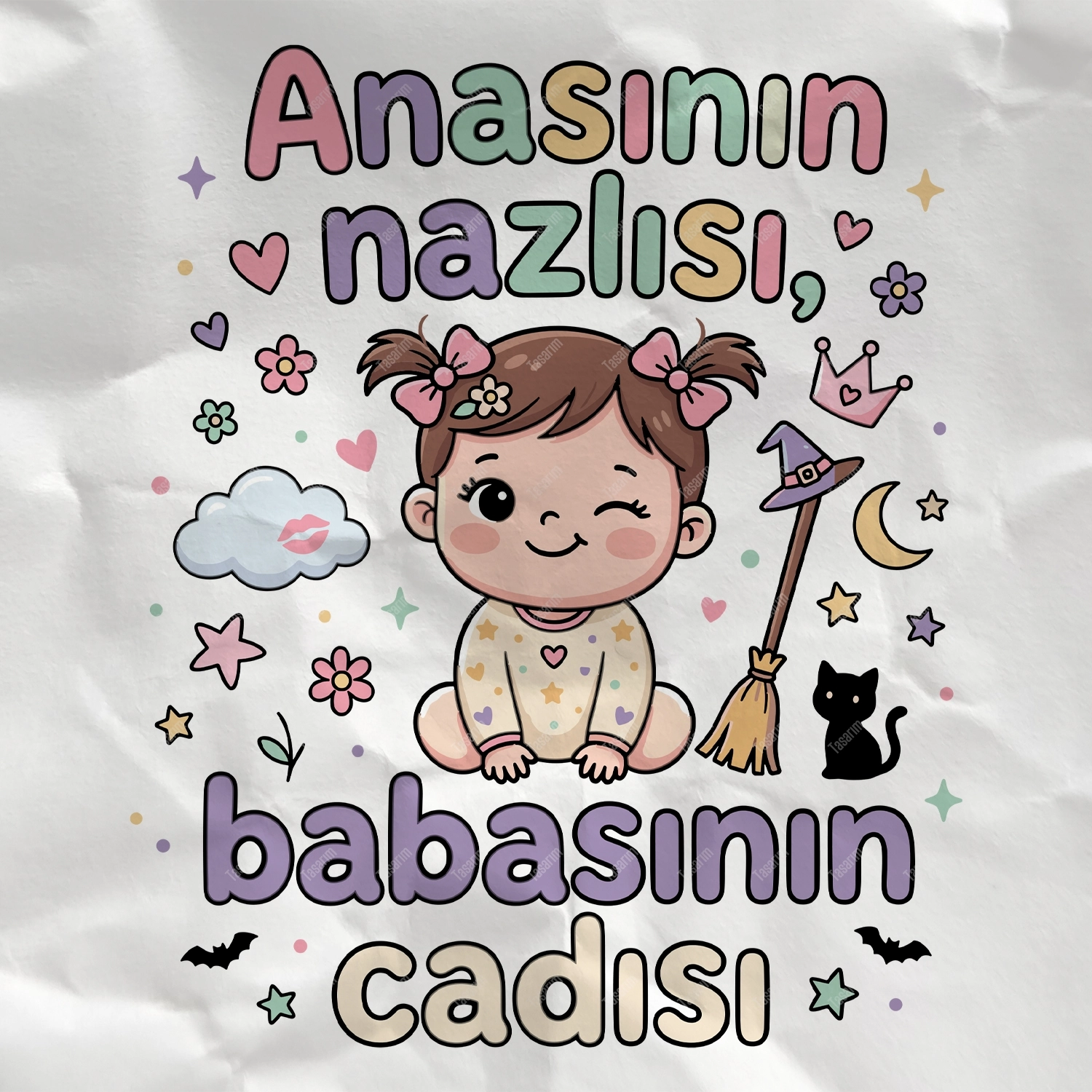 Anasının Nazlısı Babasının Cadısı - Bebek Body Zıbın