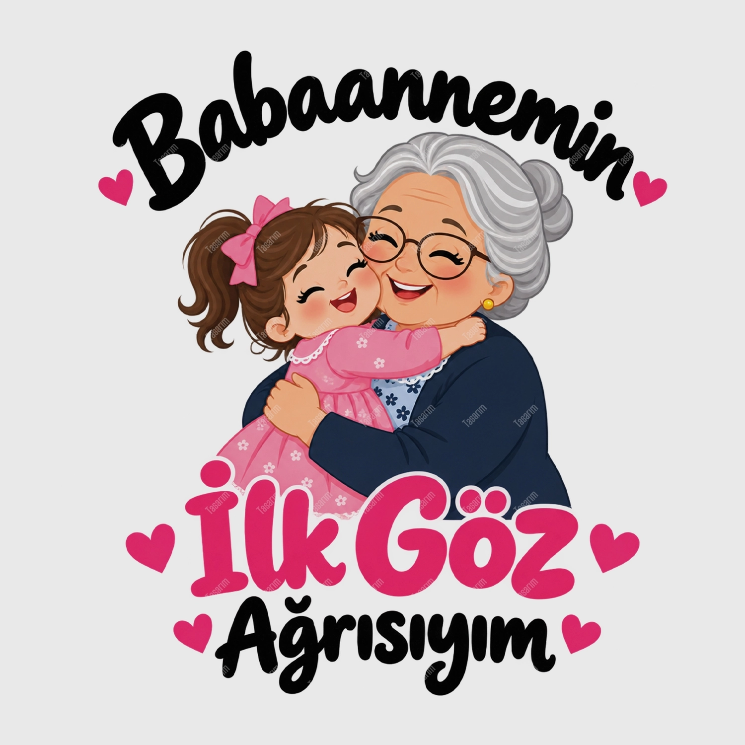 Babaannemin İlk Göz Ağrısıyım - Bebek Body Zıbın